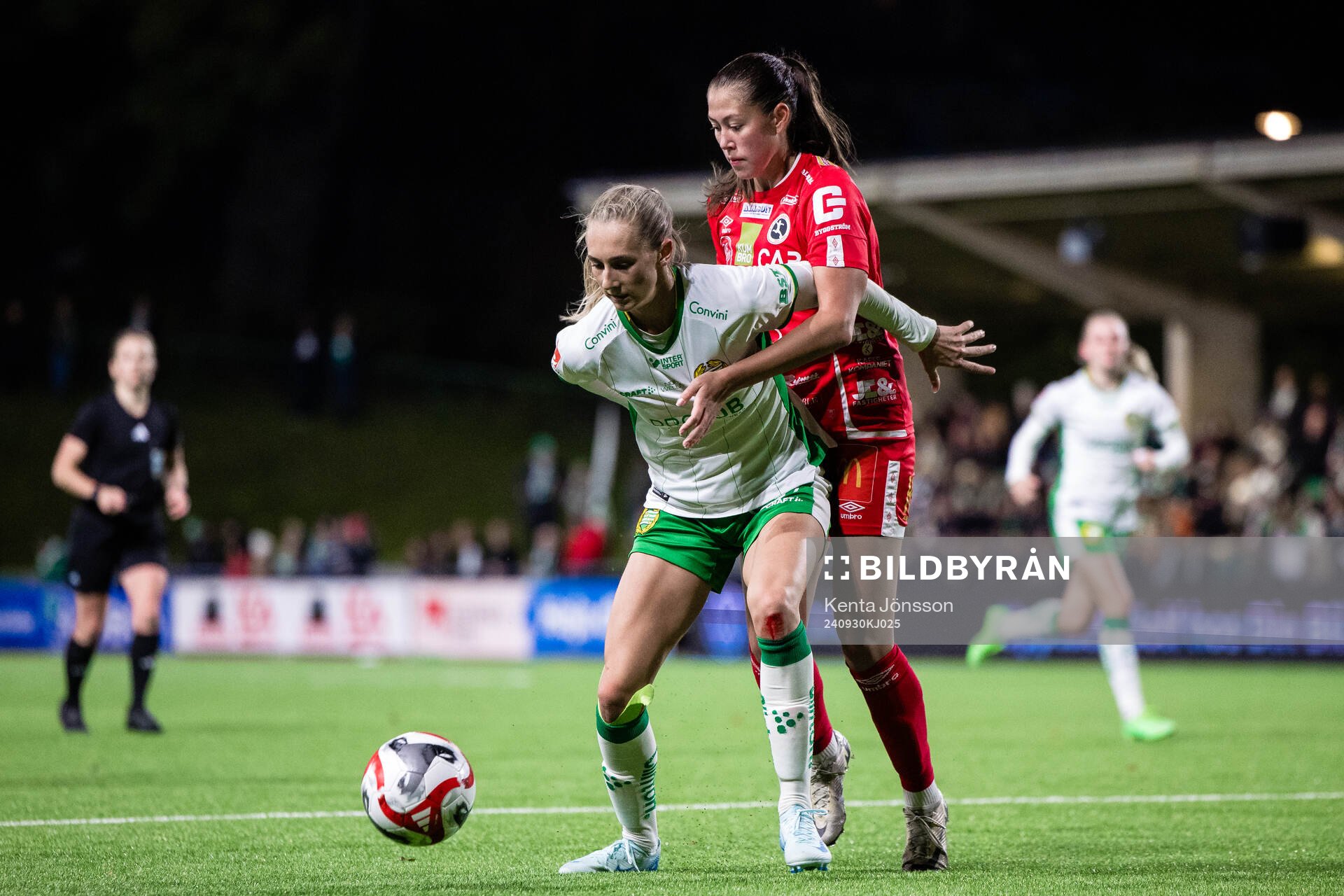 Hammarbys Ellen Wangerheim och KIF Örebros Aslaug Dora