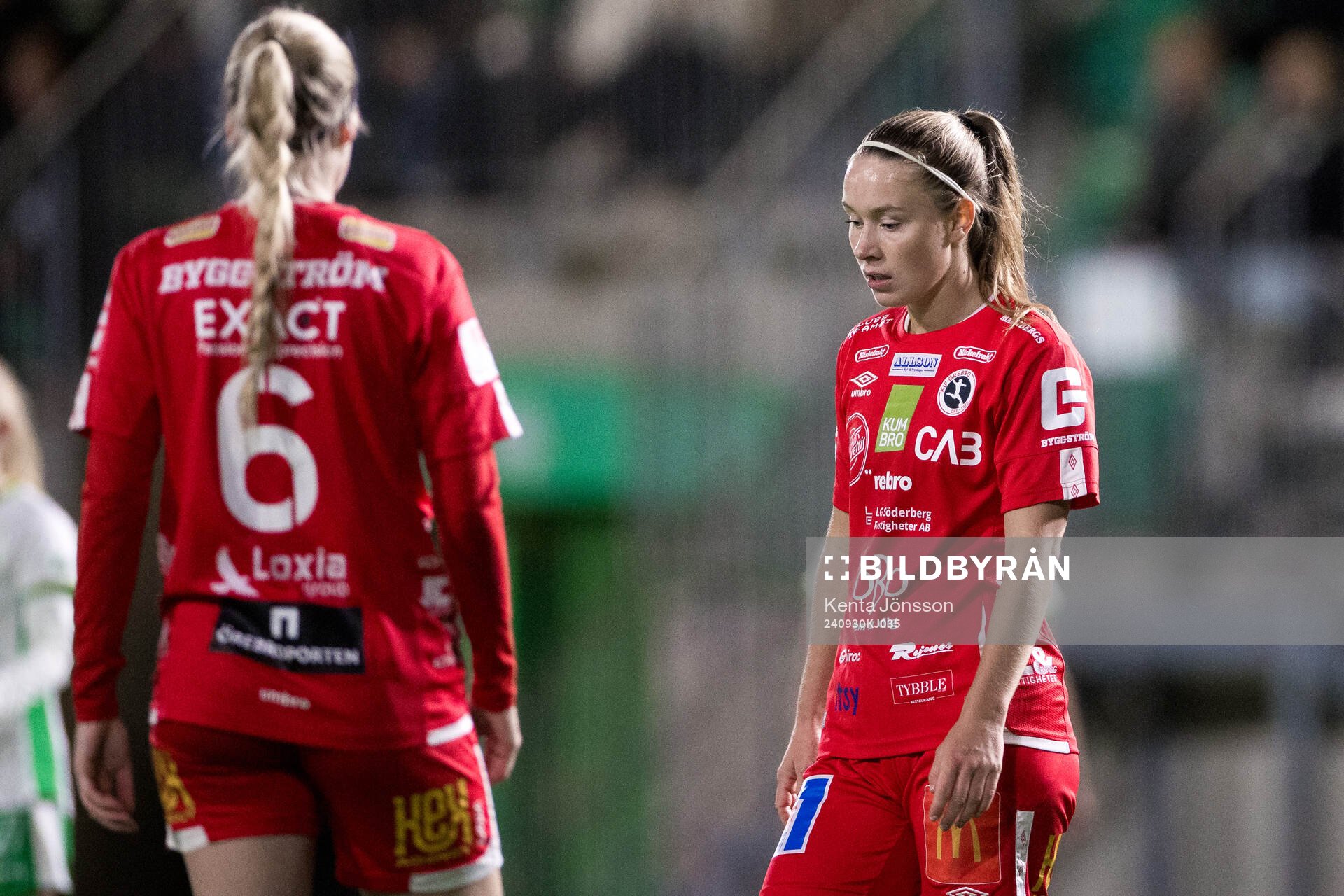 KIF Örebros Amanda Altheden deppar