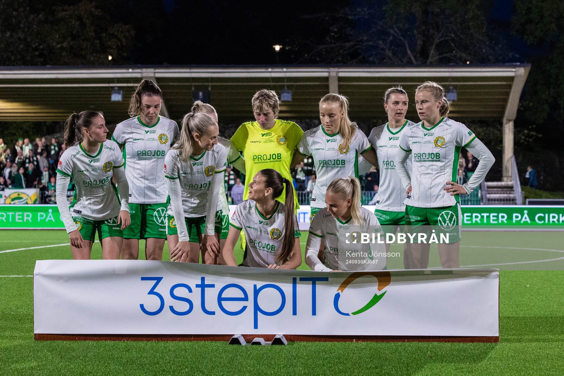 Hammarbys startelva samlas för en lagbild