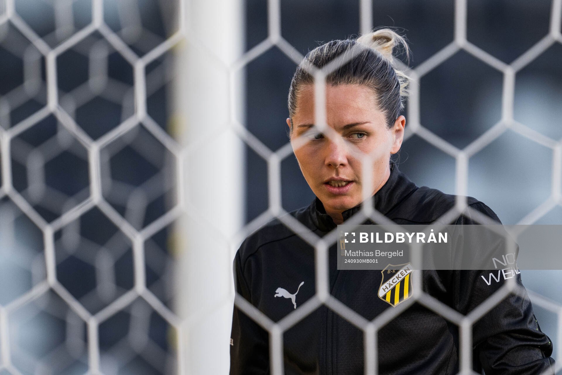 Häckens målvakt Jennifer Falk