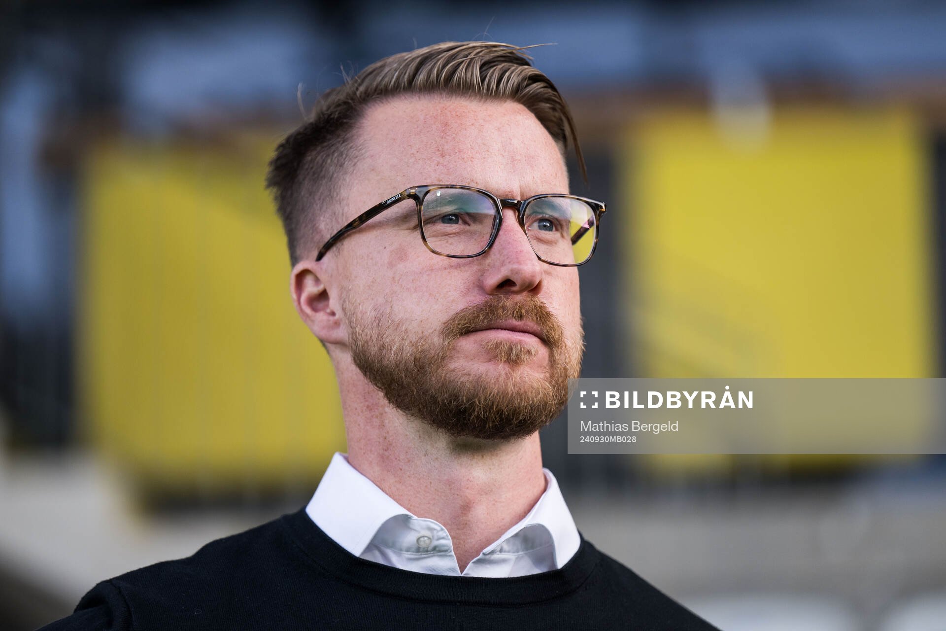 Växjö DFFs huvudtränare Olof Unogård inför fotbollsmatchen i Damallsvenskan mellan Häcken och Växjö DFF den 30 september 2024 i Göteborg. 