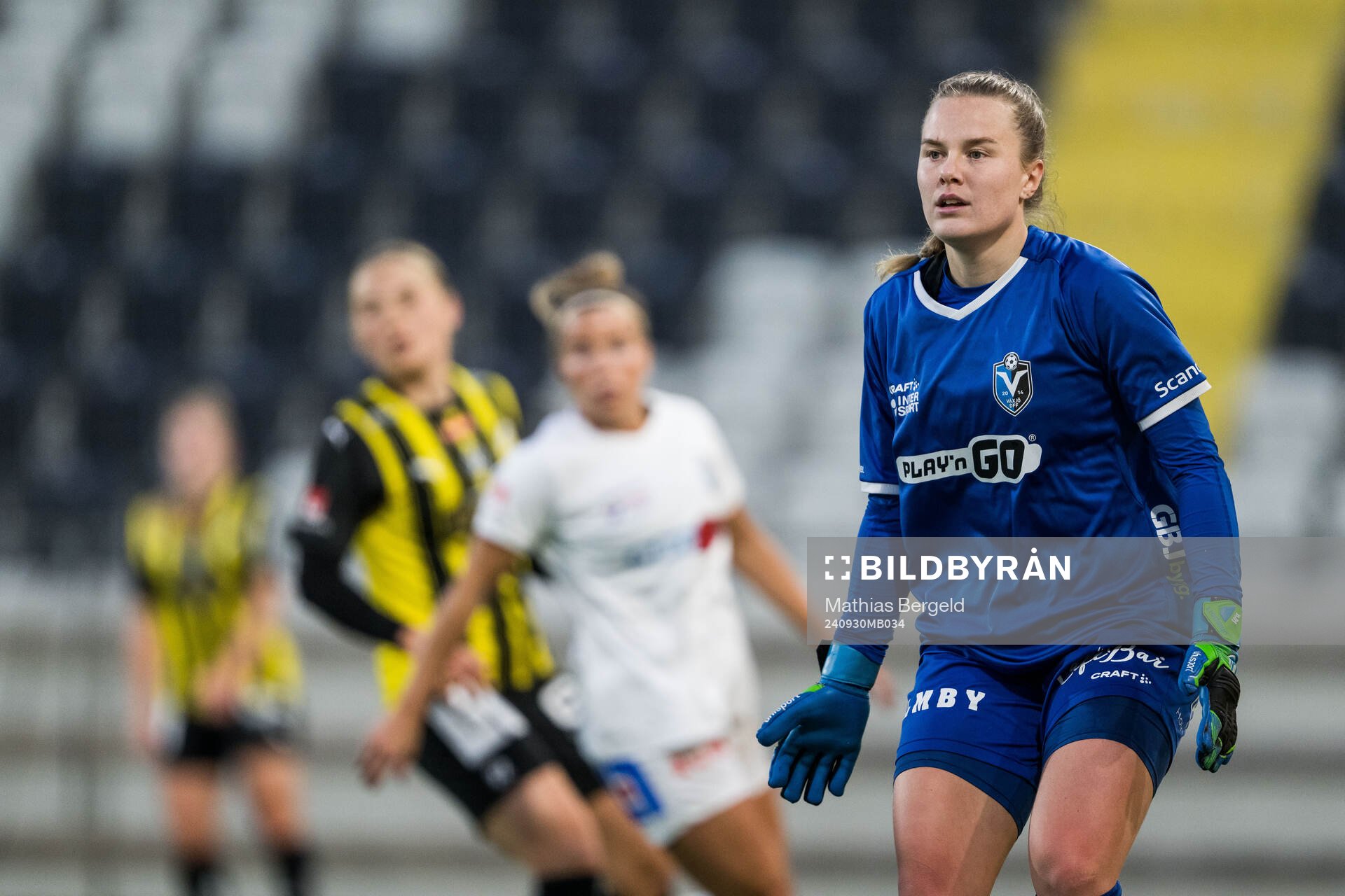 Växjö DFFs målvakt Maja Bay Østergaard