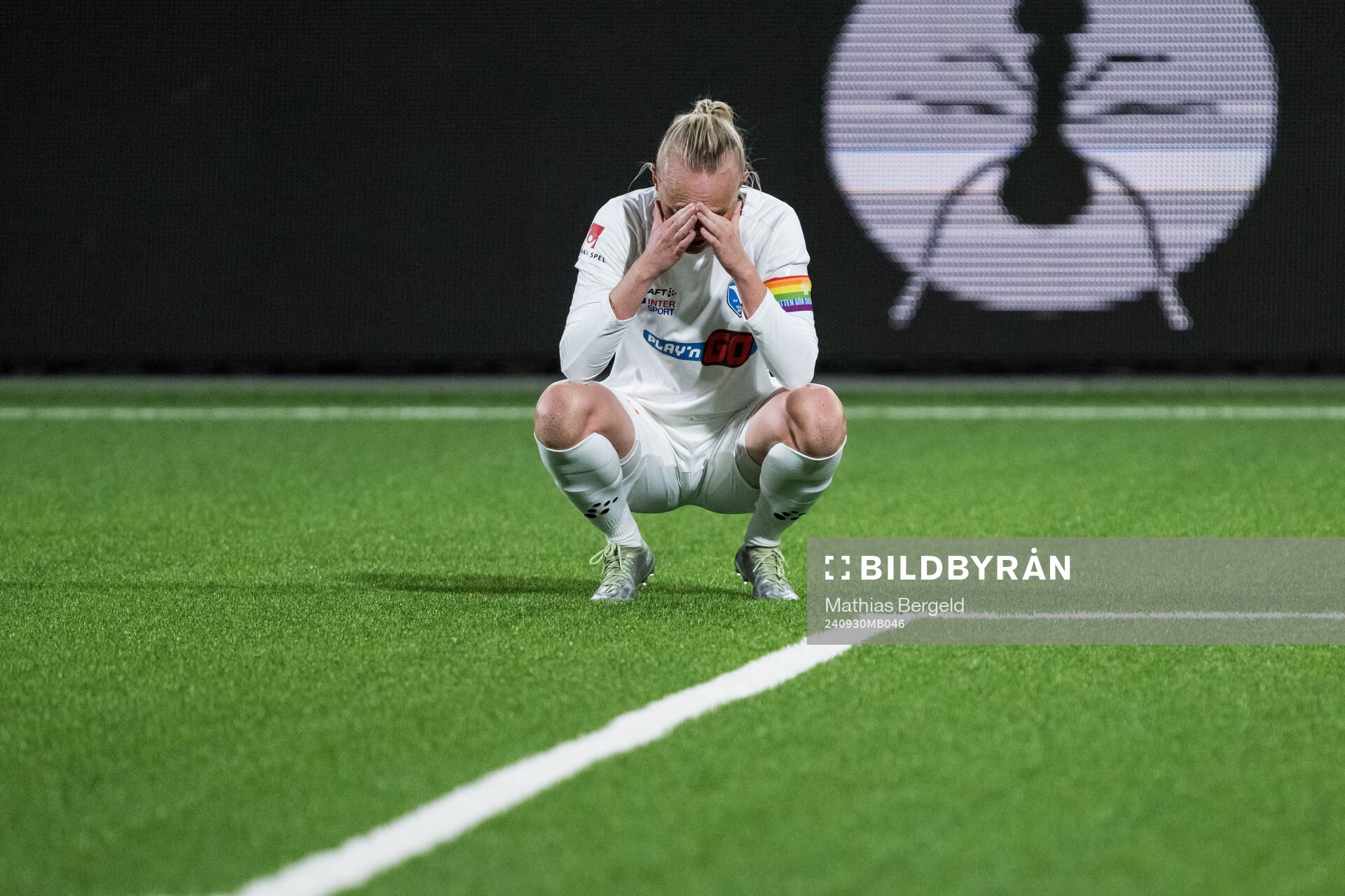 Växjö DFFs Emma Pennsäter deppar