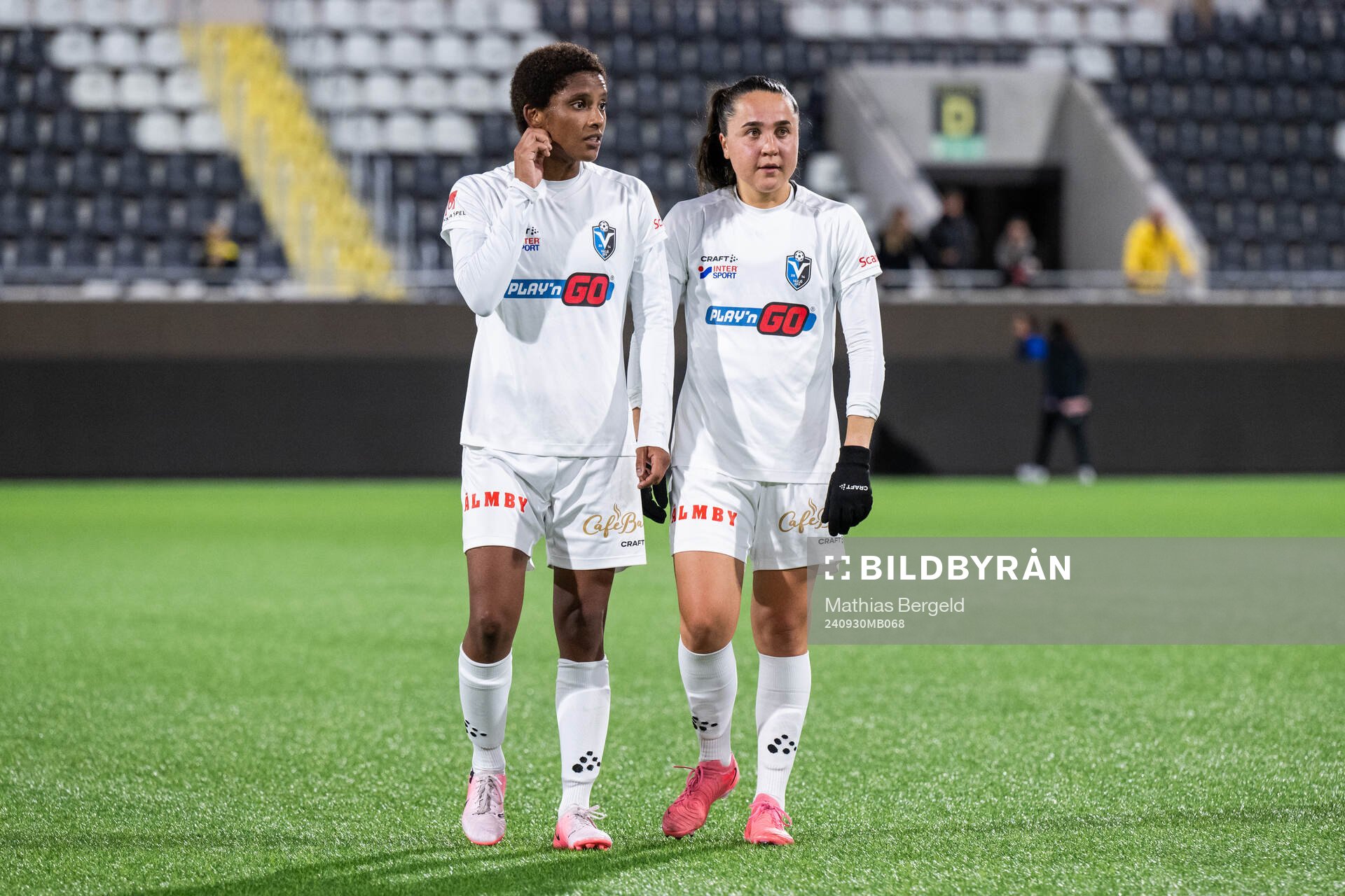 Växjö DFFs Eva Dessislava Dupuy och Heidi Elisabeth