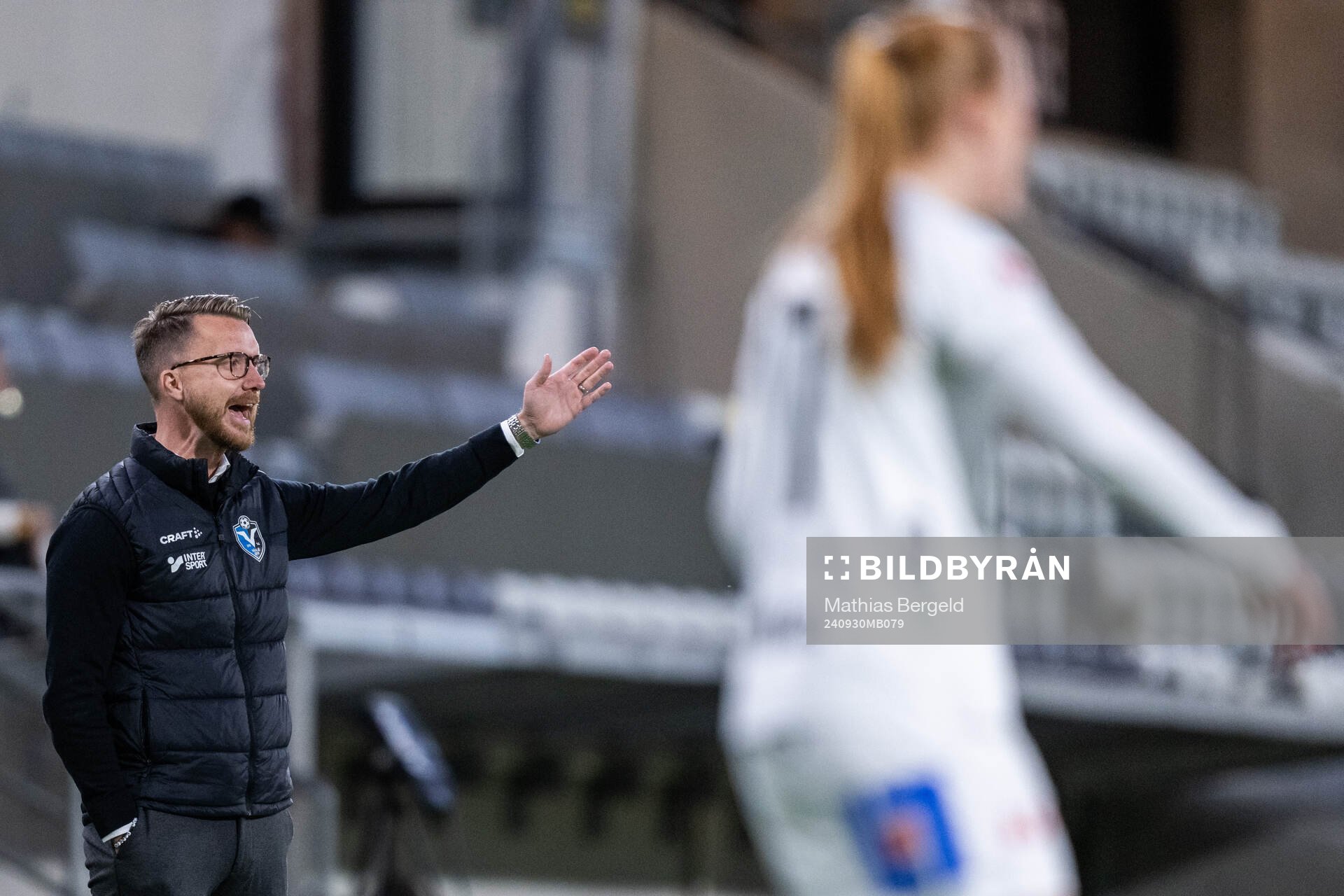 Växjö DFFs tränare Olof Unogård