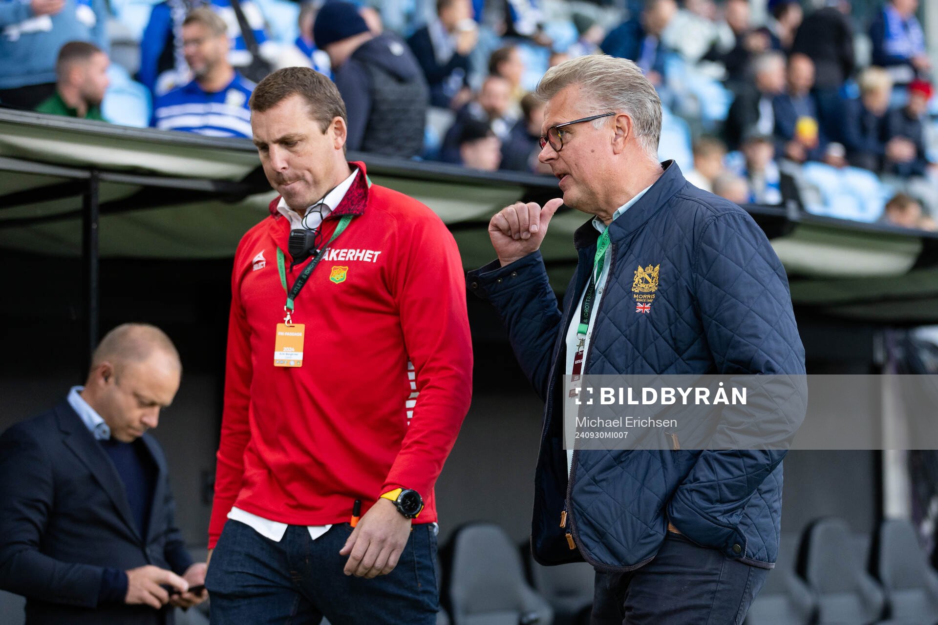 GAIS säkerhetschef Erik Bergkvist och vice ordförande