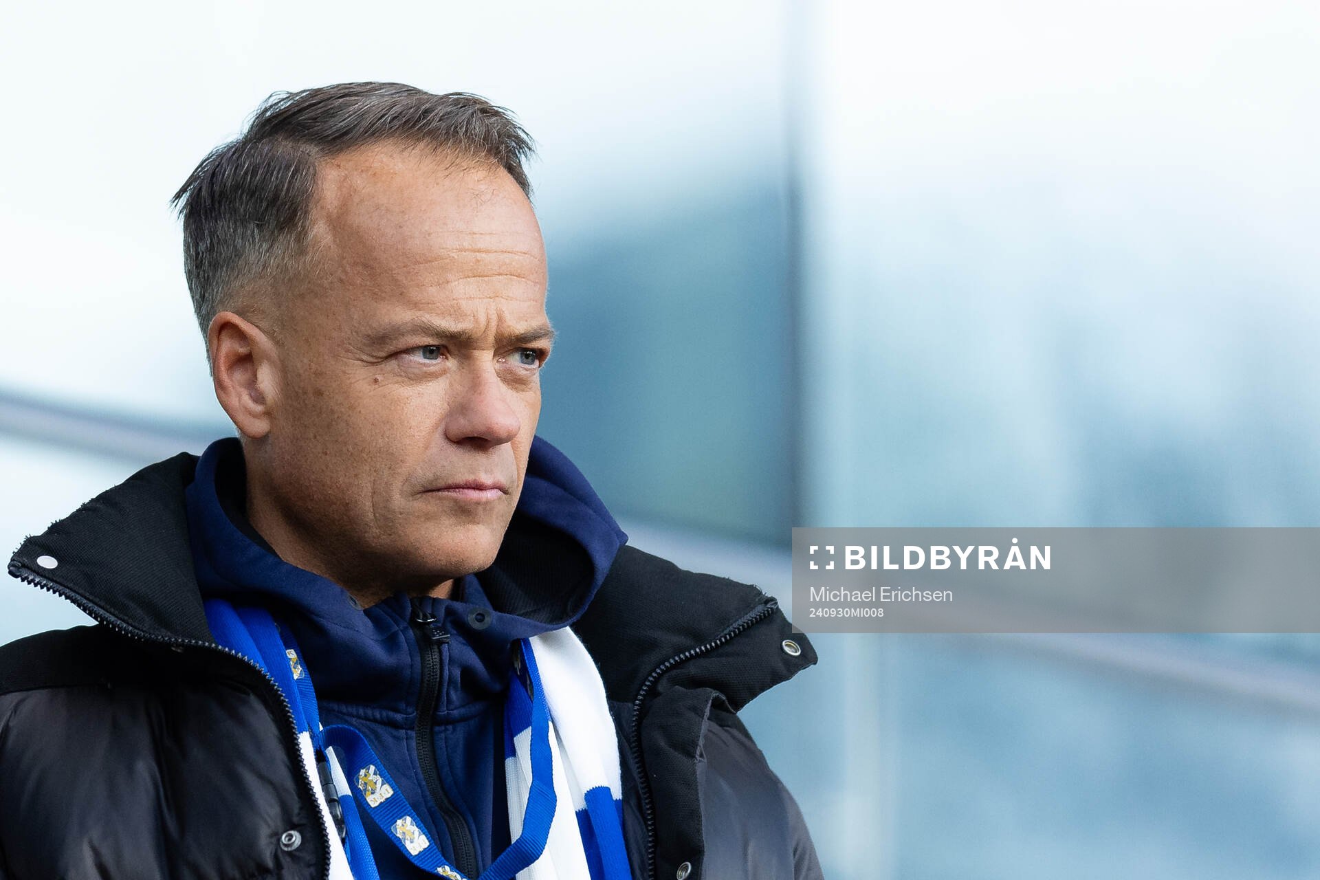IFK Göteborgs ordförande Rickard Berkling inför fotbollsmatchen i Allsvenskan mellan IFK Göteborg och GAIS den 30 september 2024 i Göteborg.