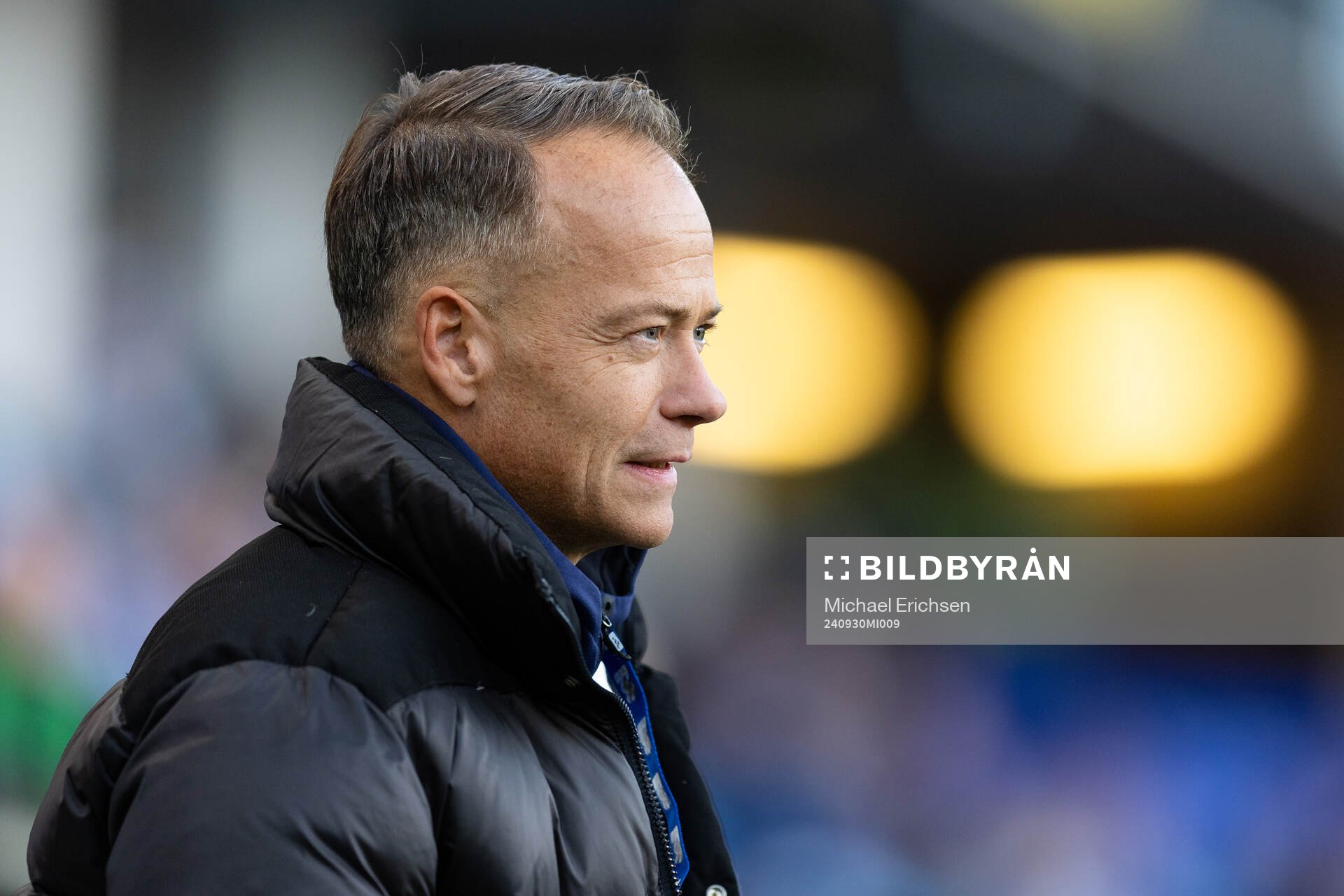 IFK Göteborgs ordförande Rickard Berkling inför fotbollsmatchen i Allsvenskan mellan IFK Göteborg och GAIS den 30 september 2024 i Göteborg.