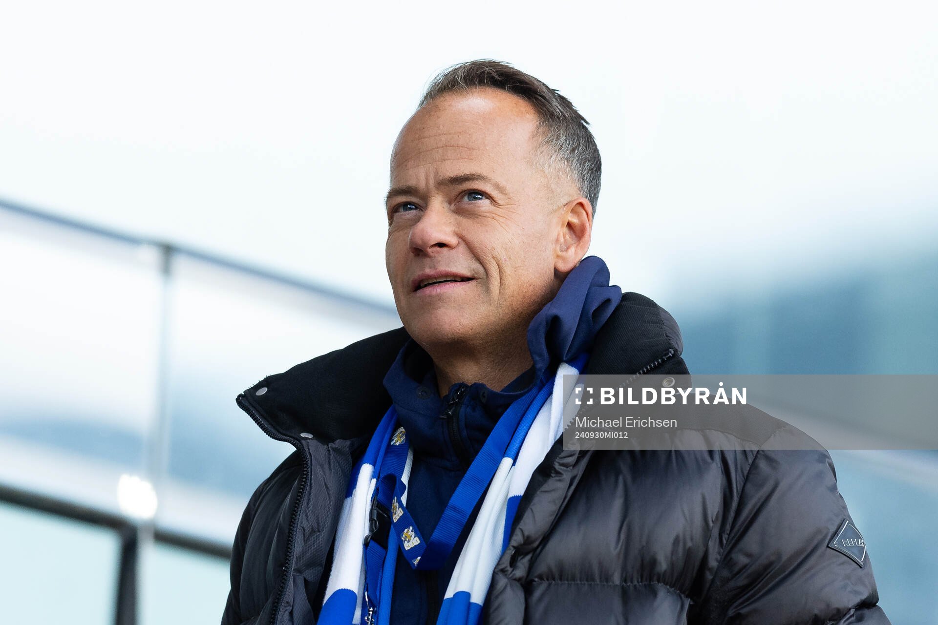 IFK Göteborgs ordförande Rickard Berkling inför fotbollsmatchen i Allsvenskan mellan IFK Göteborg och GAIS den 30 september 2024 i Göteborg.
