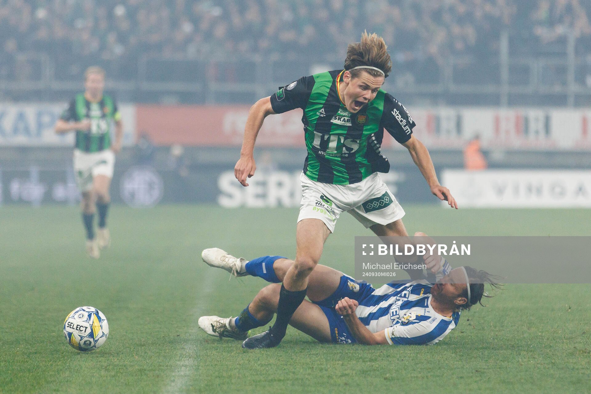 GAIS Axel Henriksson och IFK Göteborgs Gustav Svensson