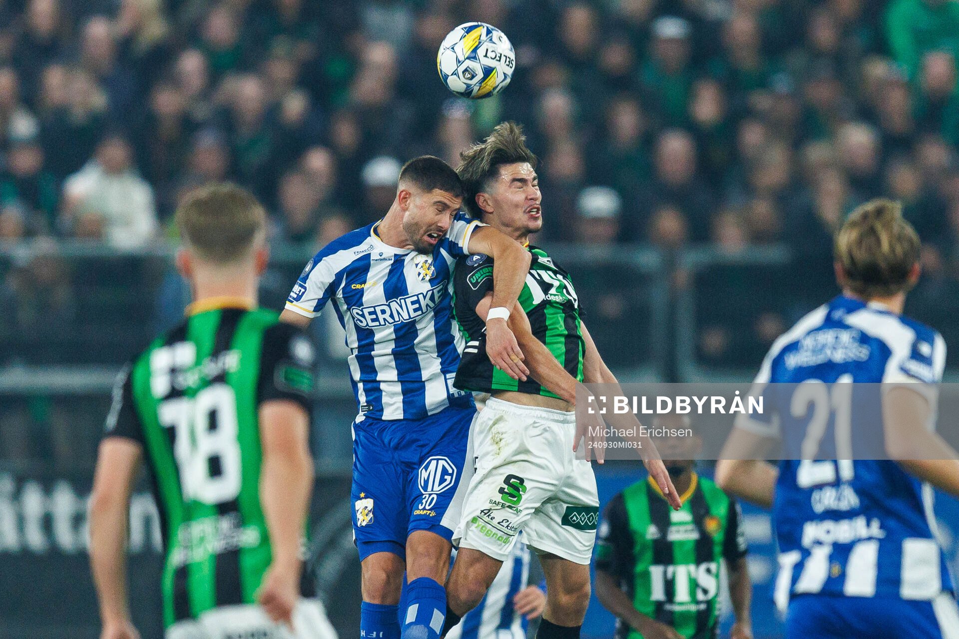 IFK Göteborgs Ramon Pascal Lundqvist och GAIS William
