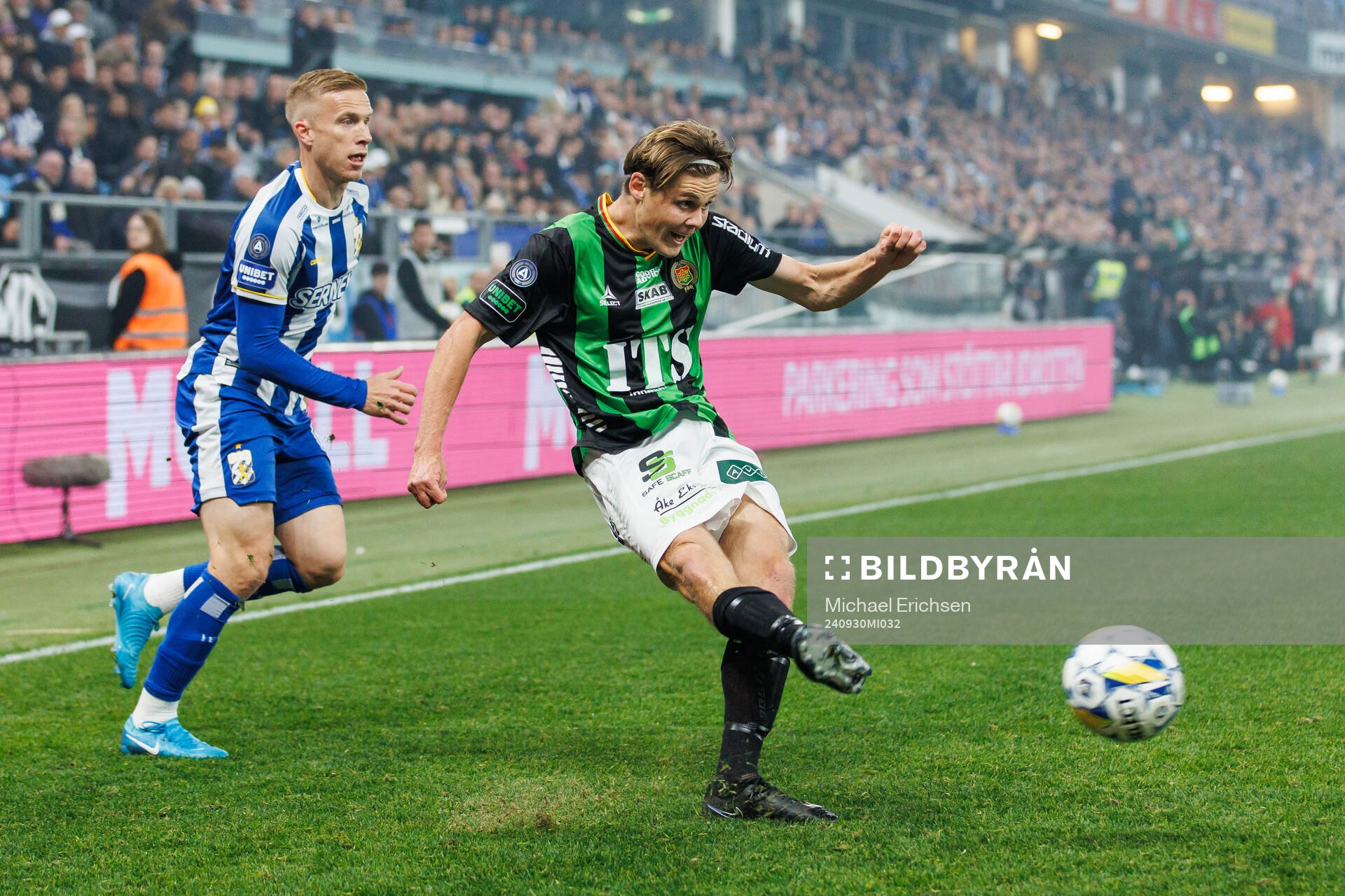 IFK Göteborgs Oscar Wendt och GAIS Axel Henriksson