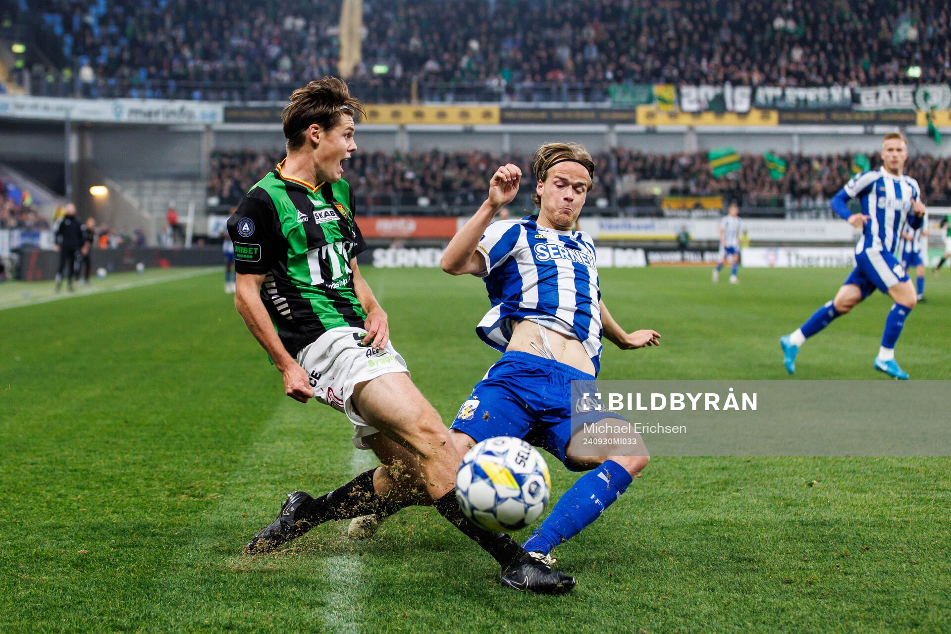 GAIS Axel Henriksson och IFK Göteborgs August Erlingmark