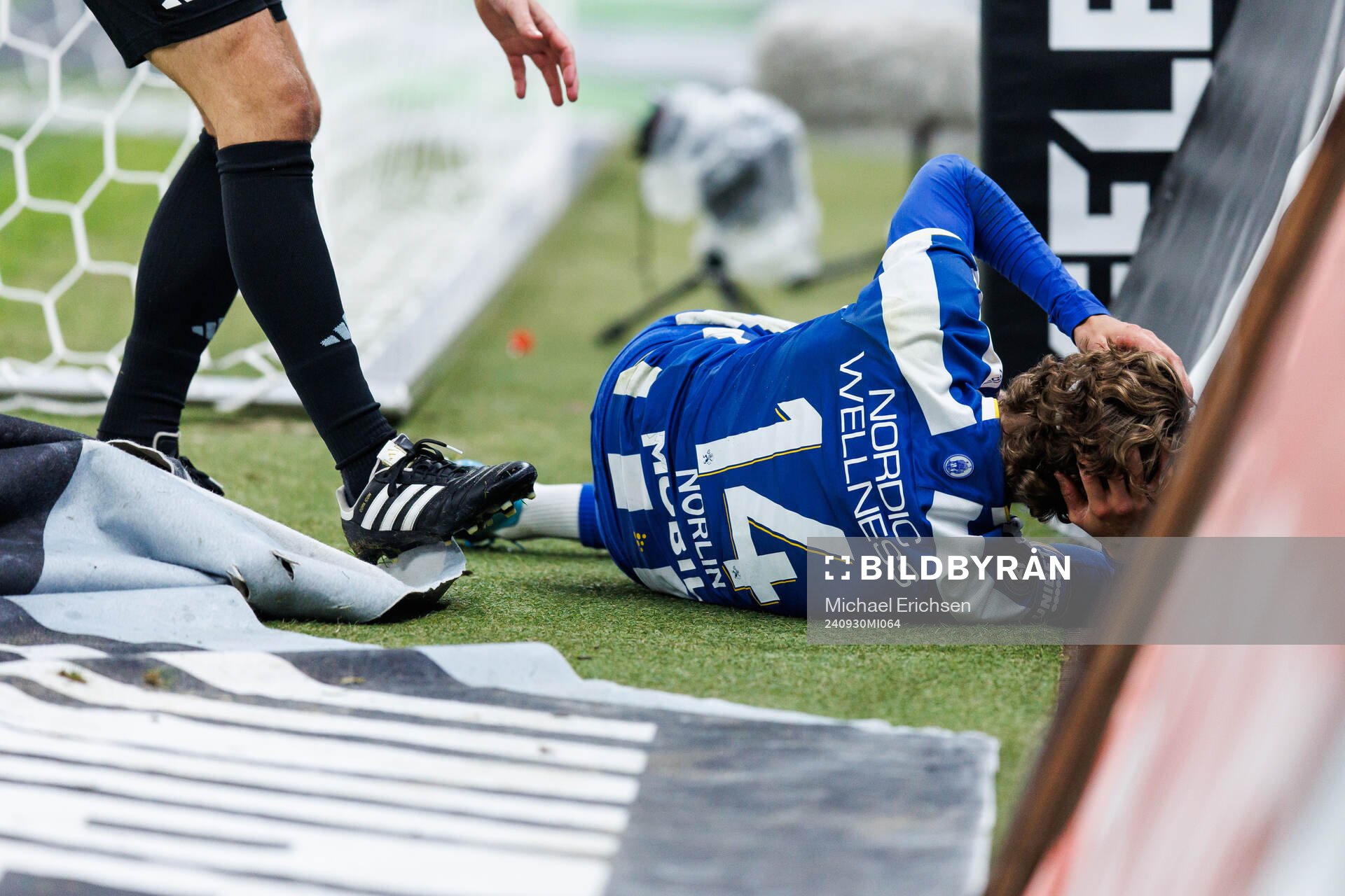 IFK Göteborgs Gustaf Norlin har ont
