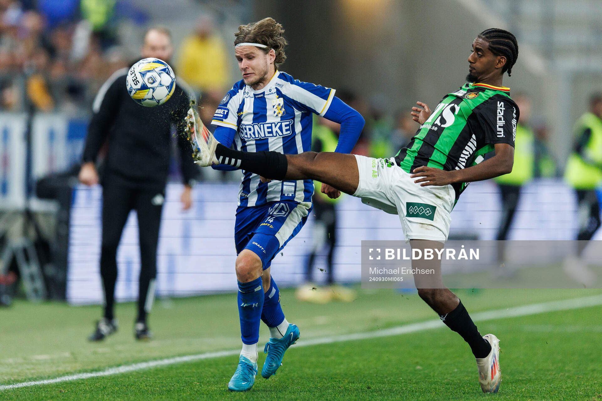 IFK Göteborgs Gustaf Norlin och GAIS Harun Ibrahim