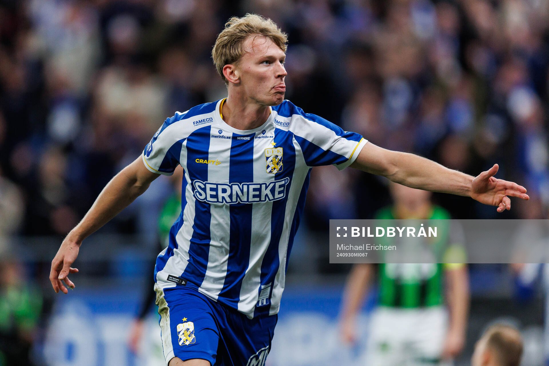 IFK Göteborgs Laurs Skjellerup jublar
