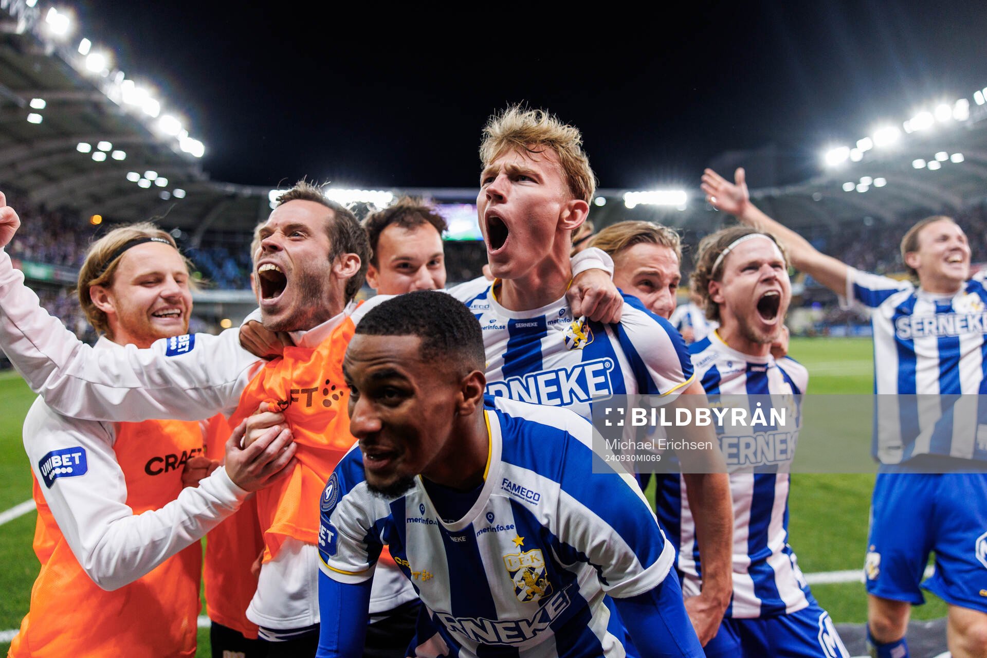 IFK Göteborgs Laurs Skjellerup jublar