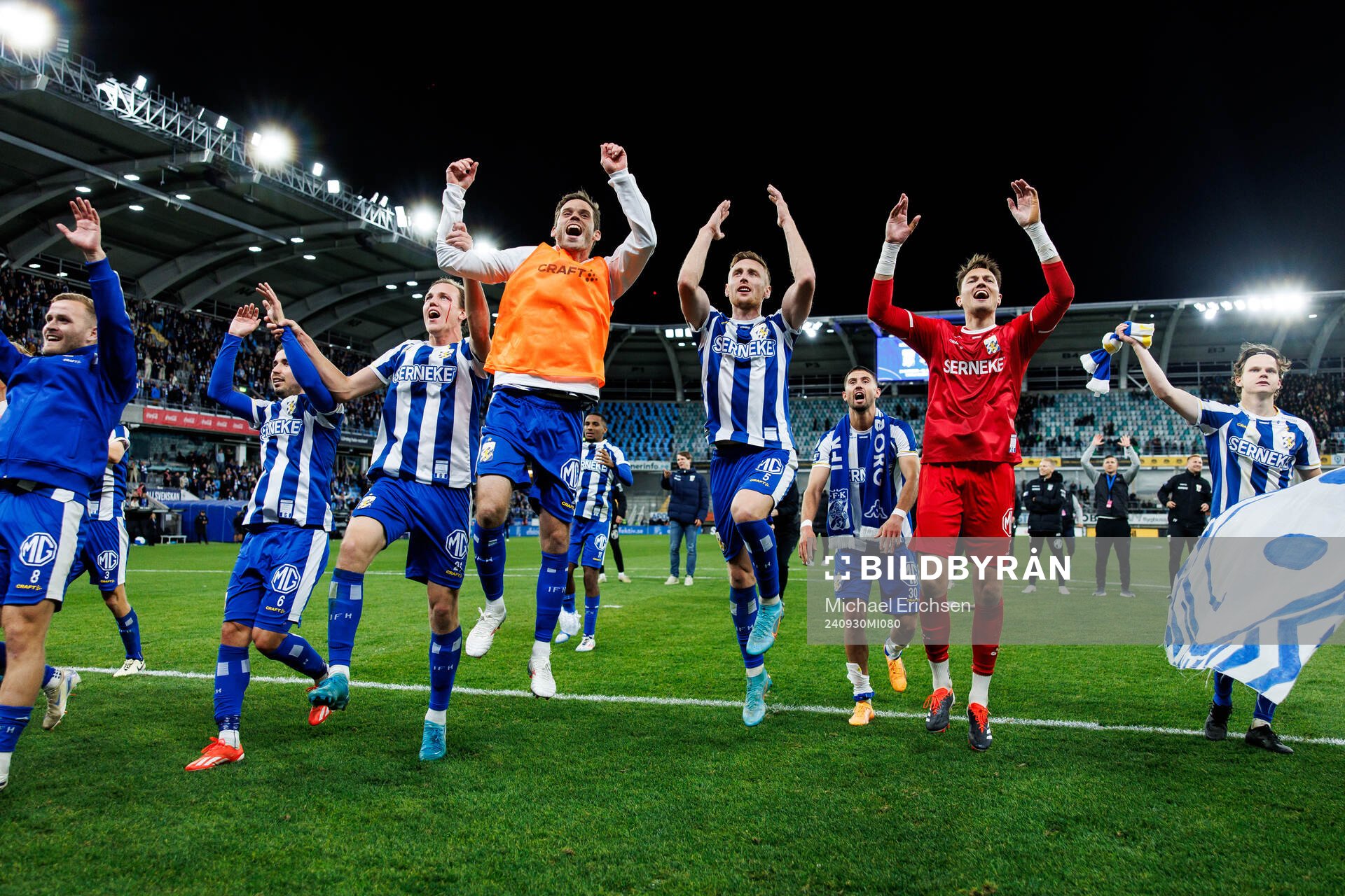 IFK Göteborgs selare jublar