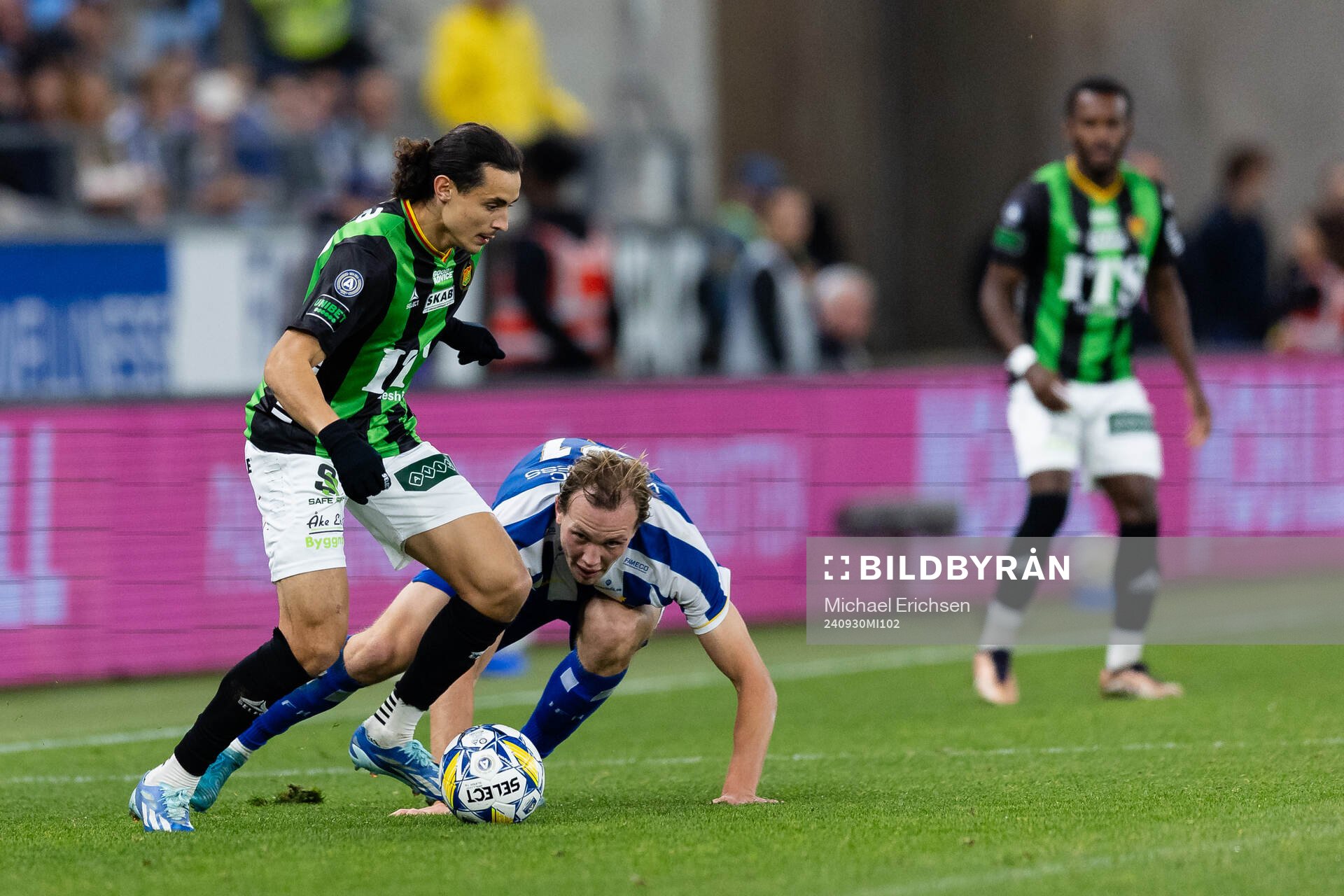 GAIS Amin Boudri och IFK Göteborgs Adam Carlén