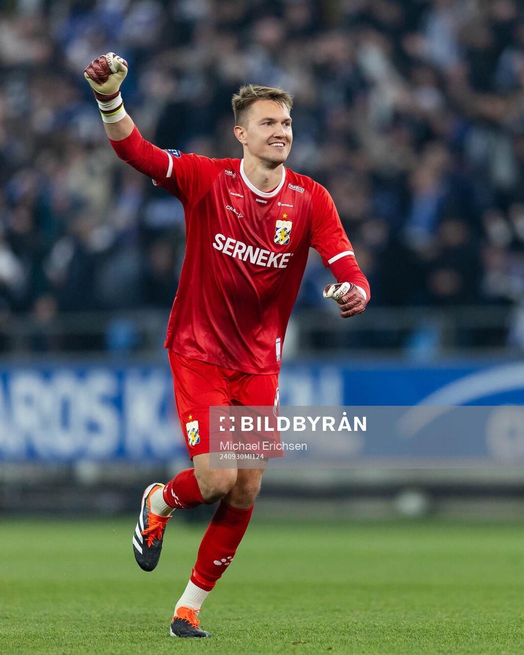 IFK Göteborgs målvakt Jacob Karlström jublar