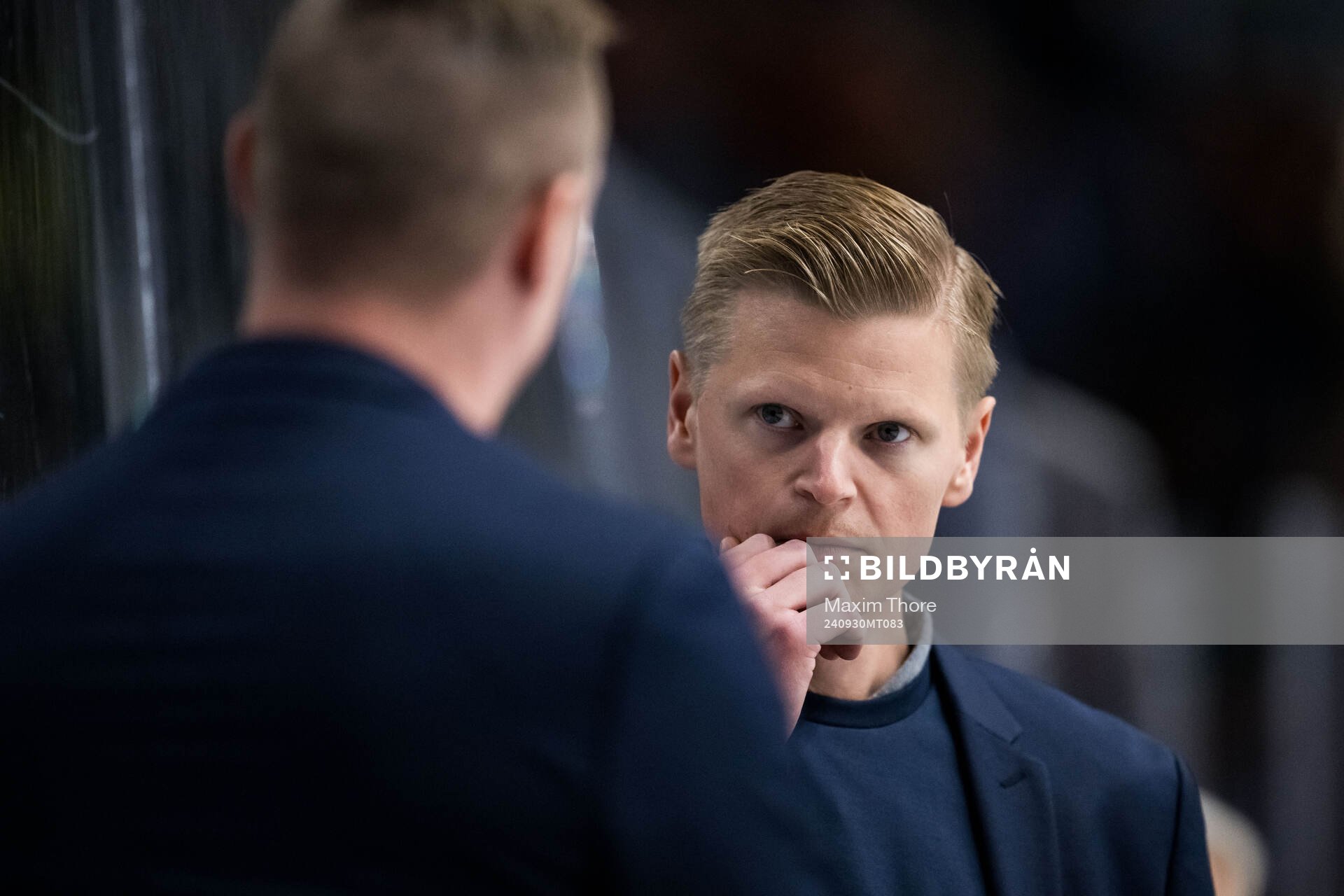 Djurgårdens tränare Robert Kimby och assisterande