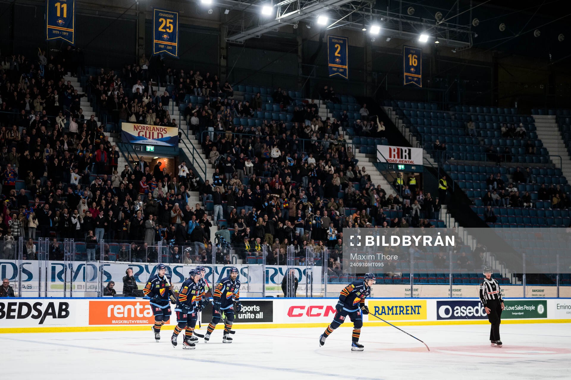 Djurgårdens Victor Eklund jublar