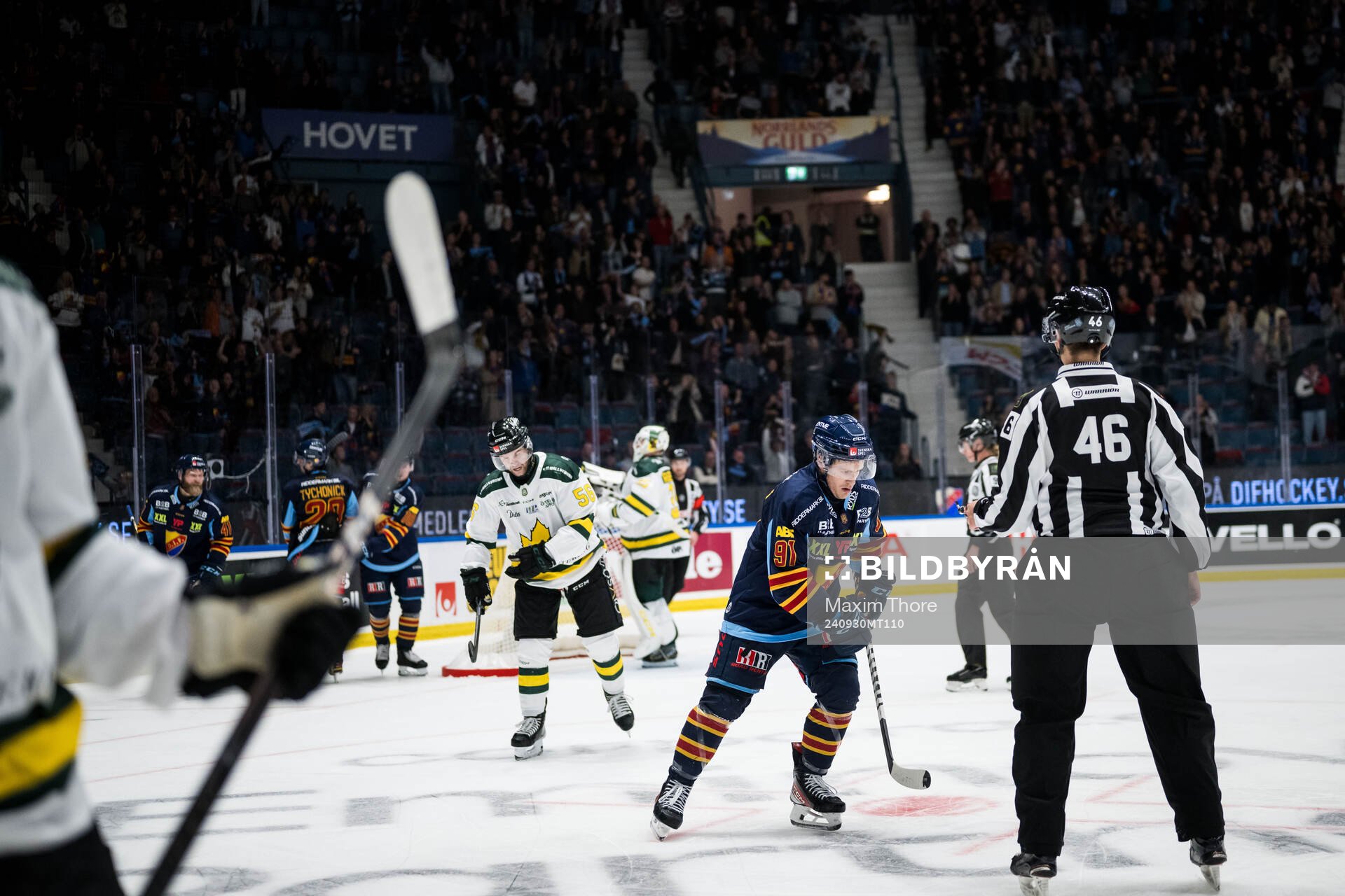 Djurgårdens Tyler Kelleher jublar