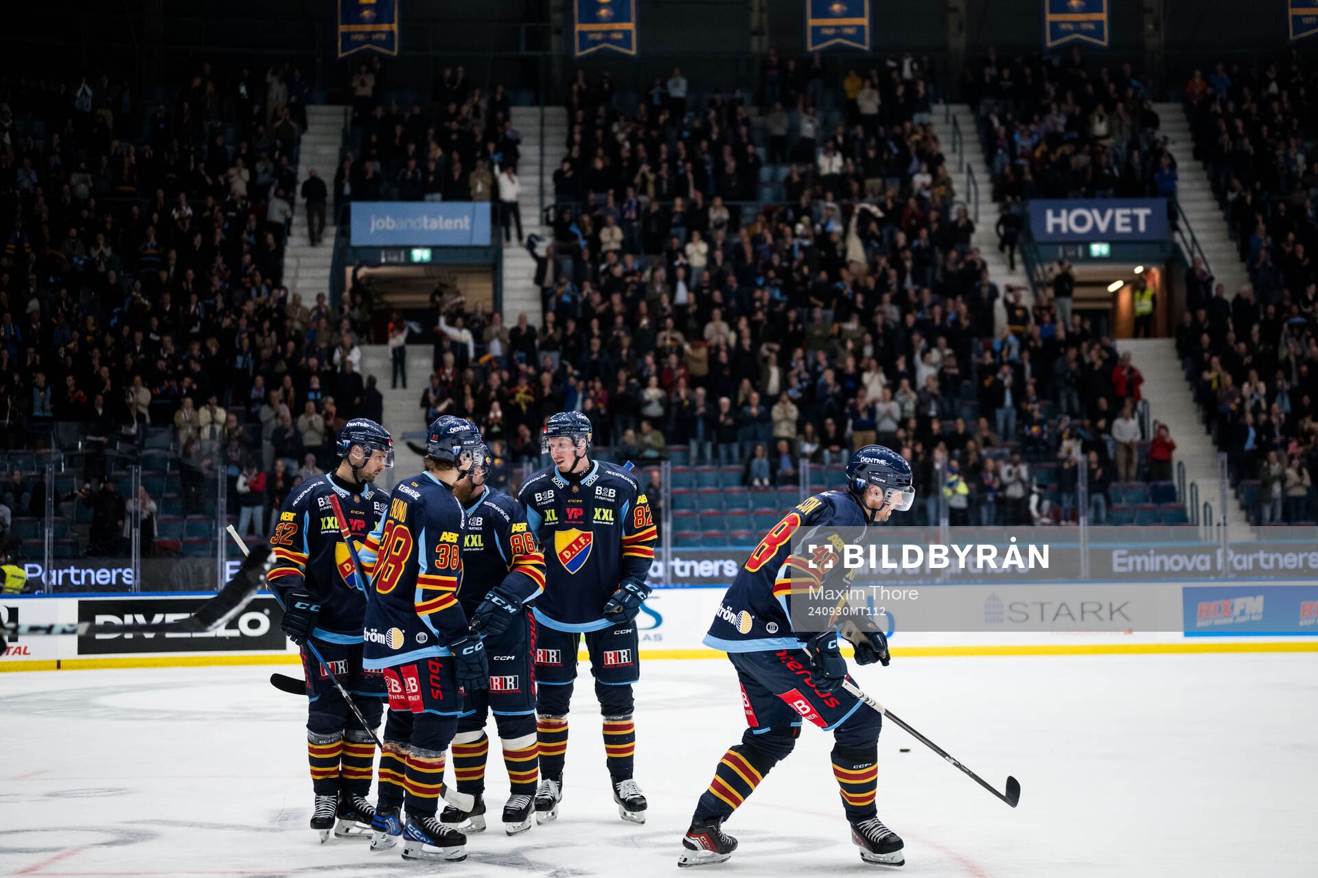 Djurgårdens Dick Axelsson jublar