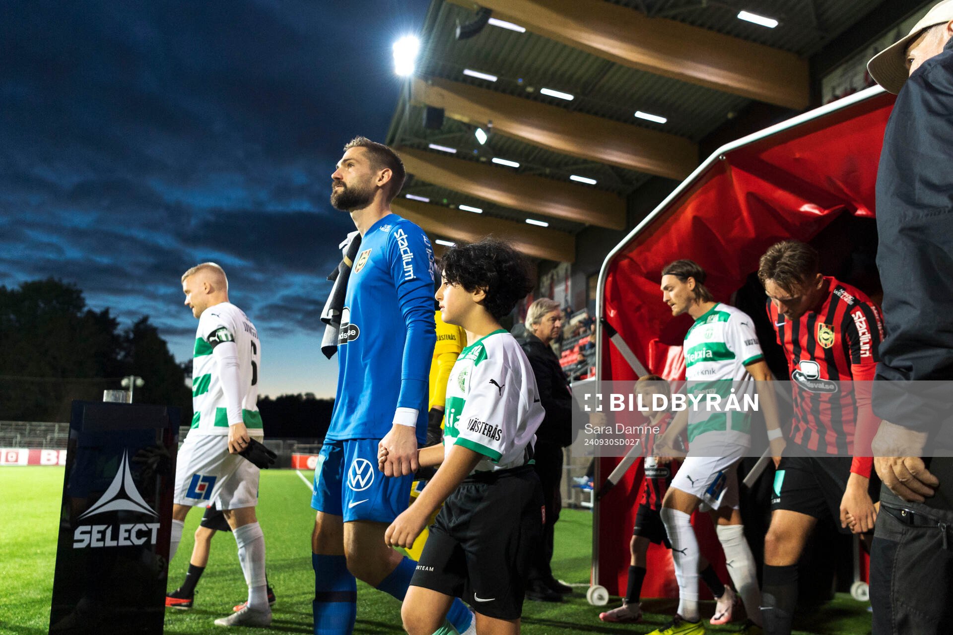 Brommapojkarnas målvakt Lucas Hägg Johansson