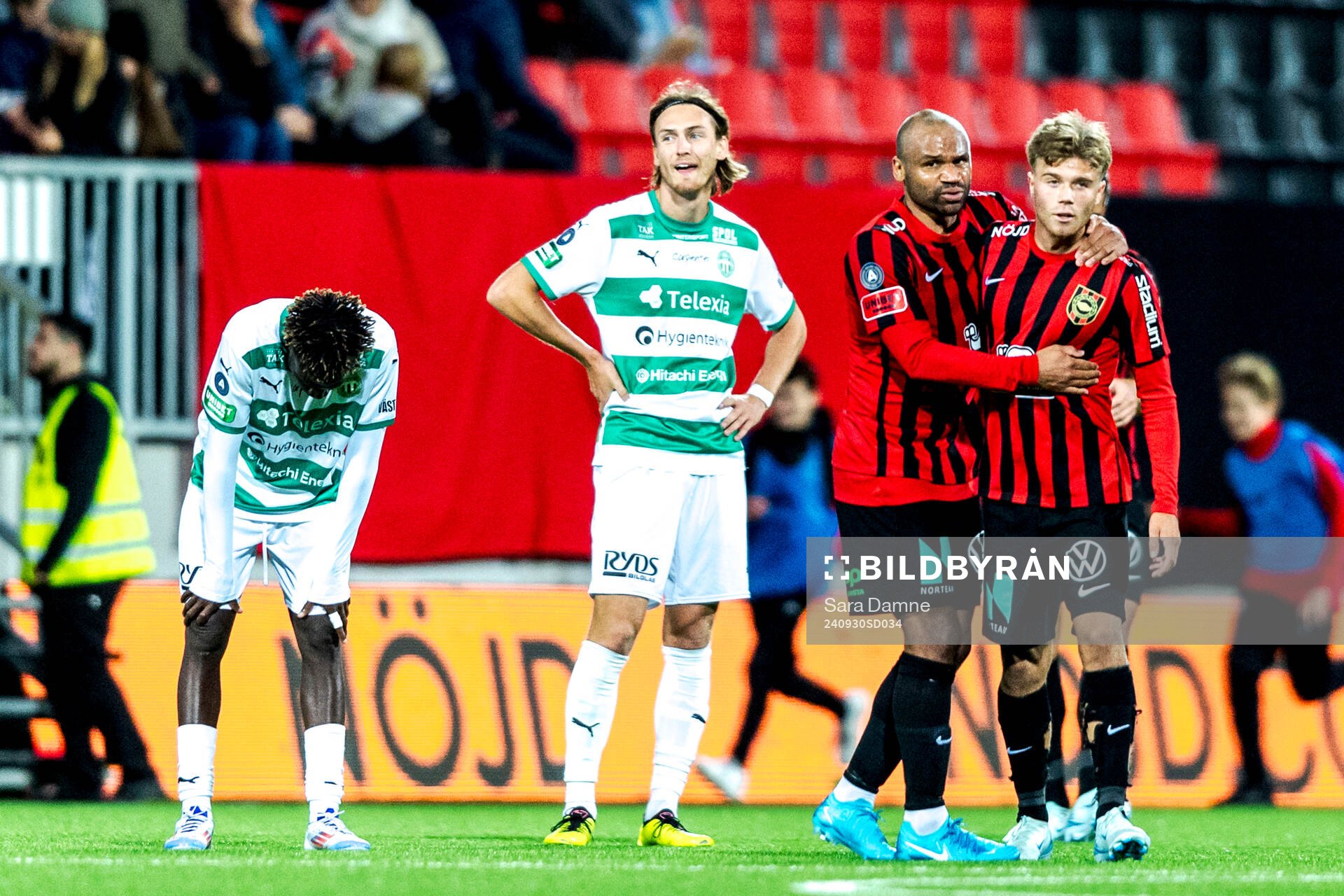 Västerås spelare deppar och Brommapojkarnas Serge-Junior