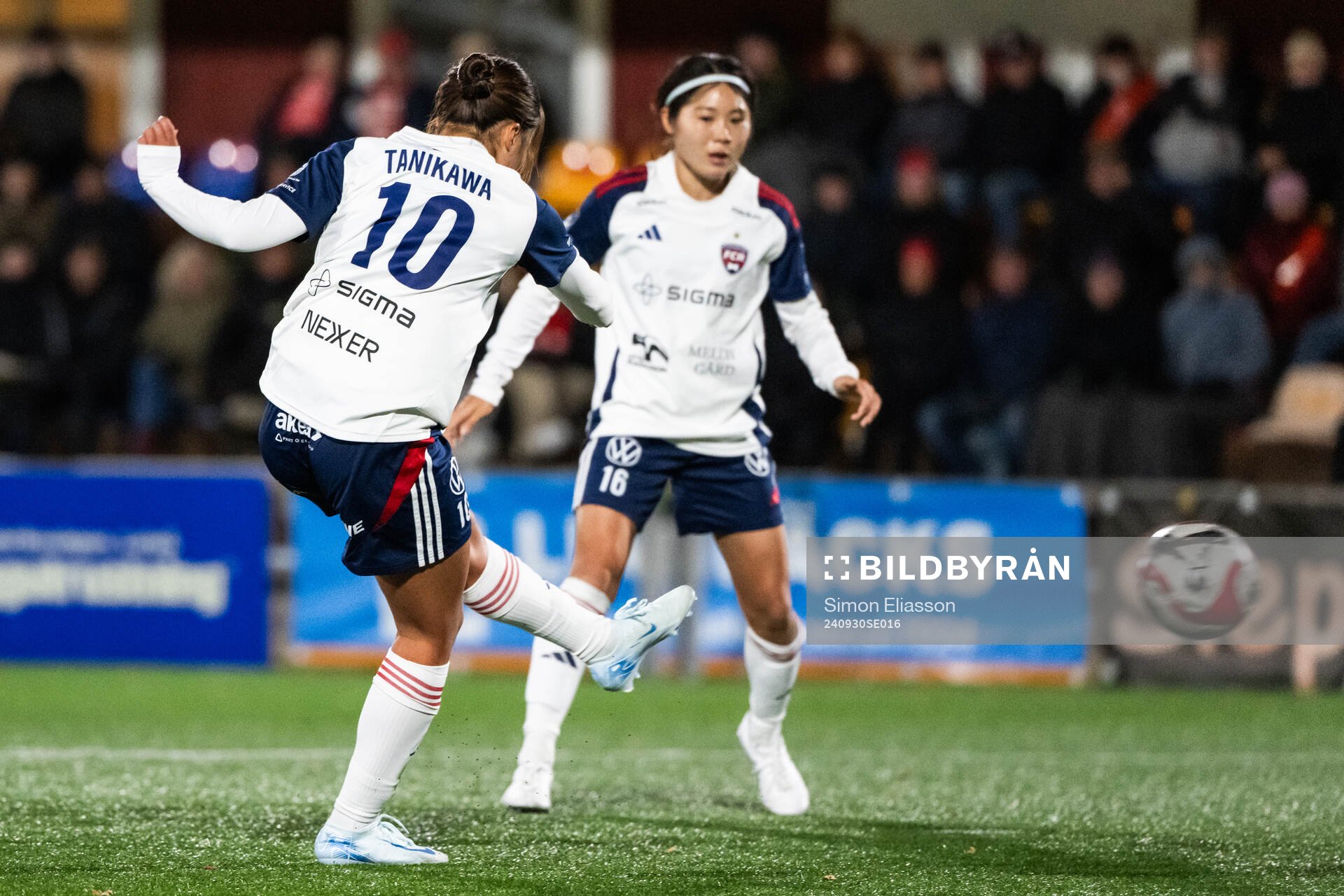 FC Rosengårds Momoko Tanikawa gör 0-1
