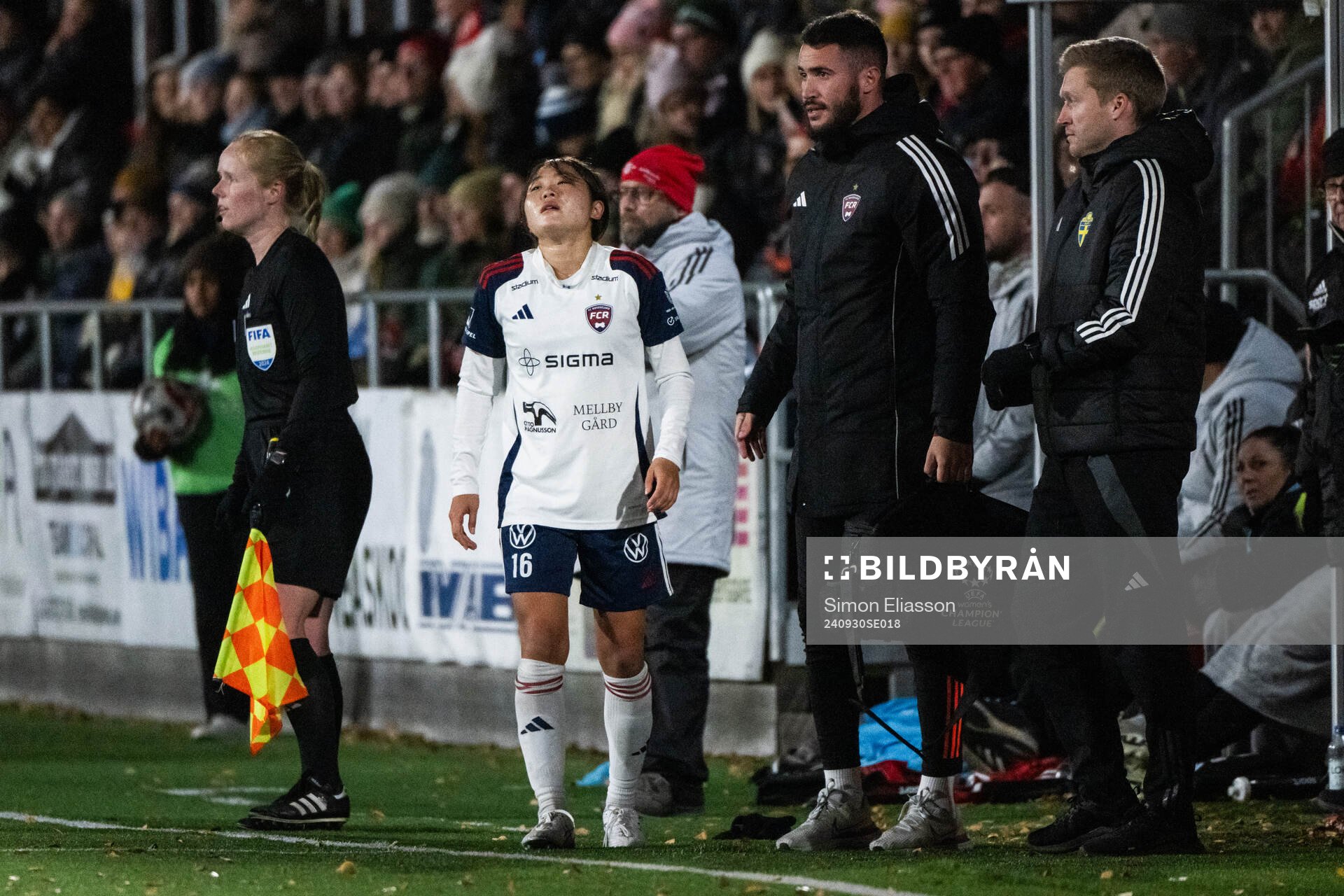 FC Rosengårds Mai Kadowaki har ont