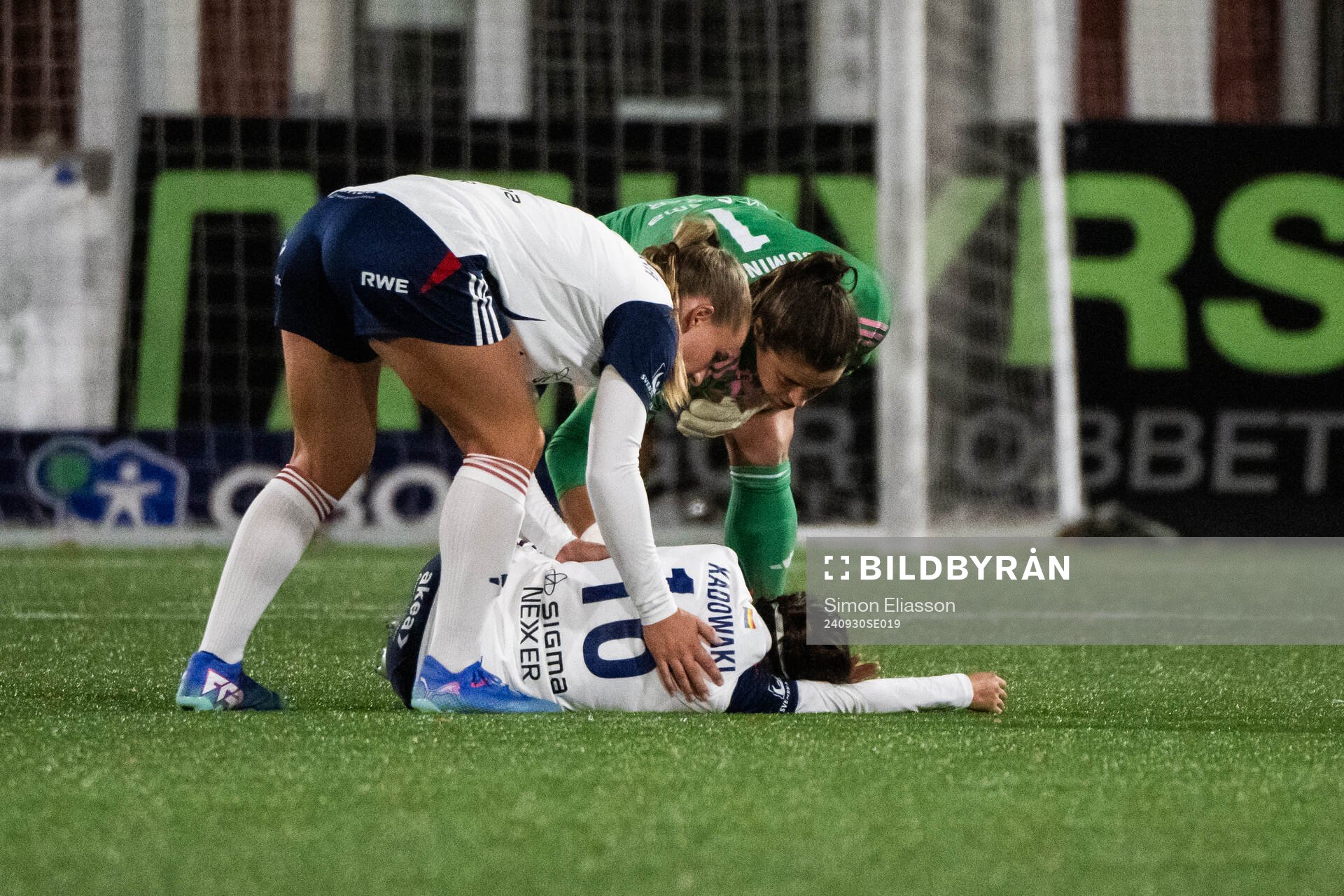 FC Rosengårds Mai Kadowaki har ont