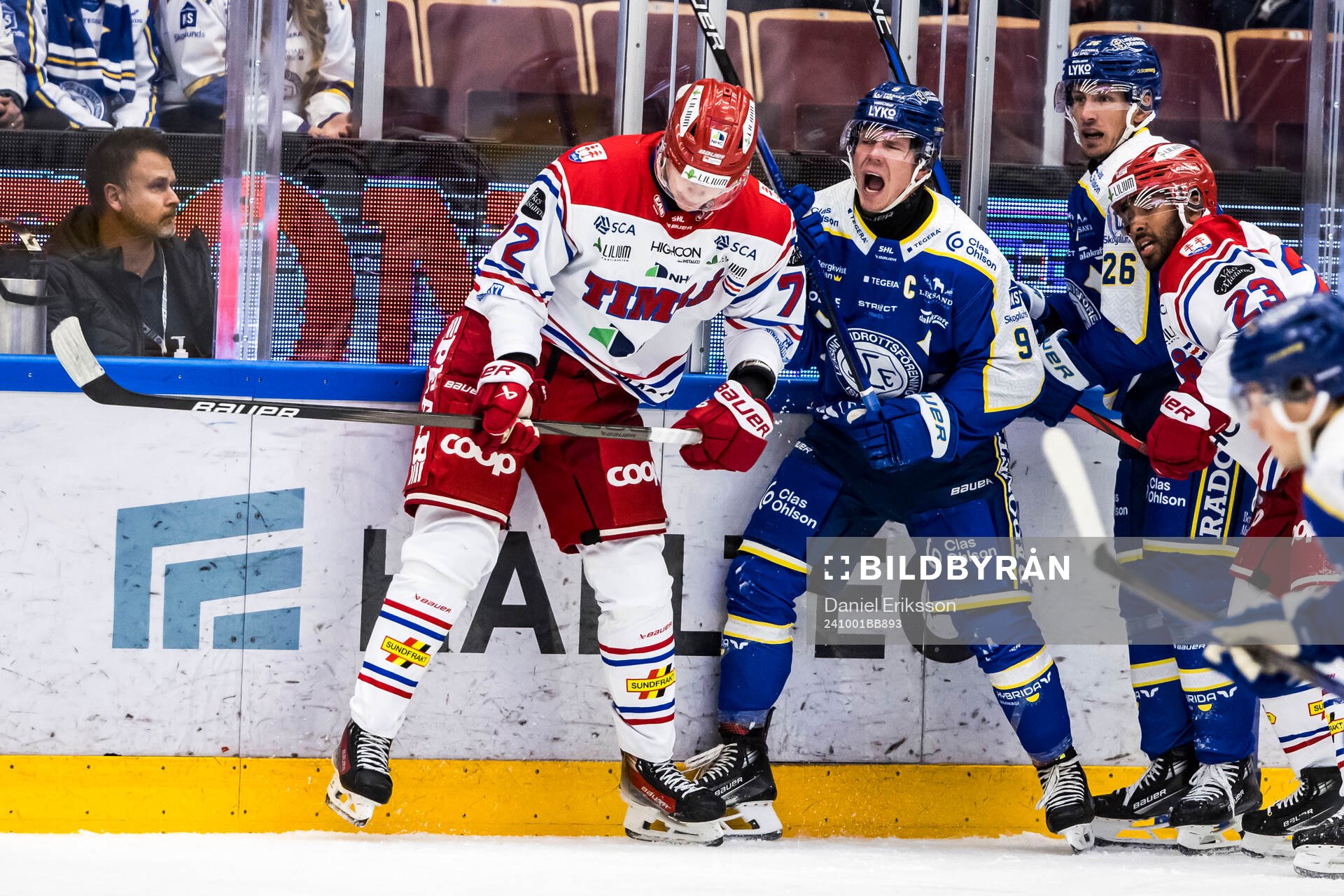 Timrås Erik Walli Walterholm och Leksands Patrik Zackrisson