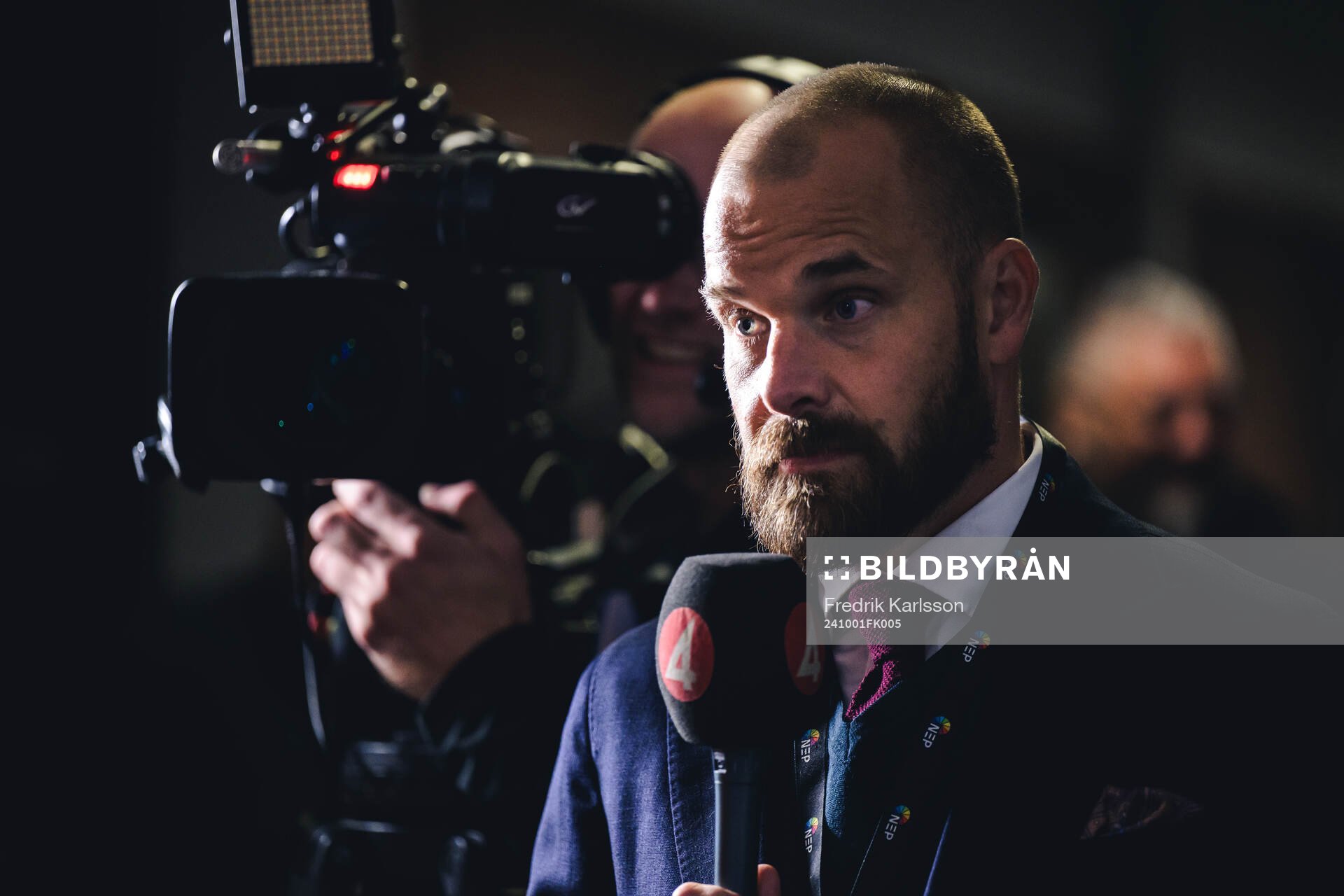 Sanny Lindström, kommentator på TV4 som får hoppa in som