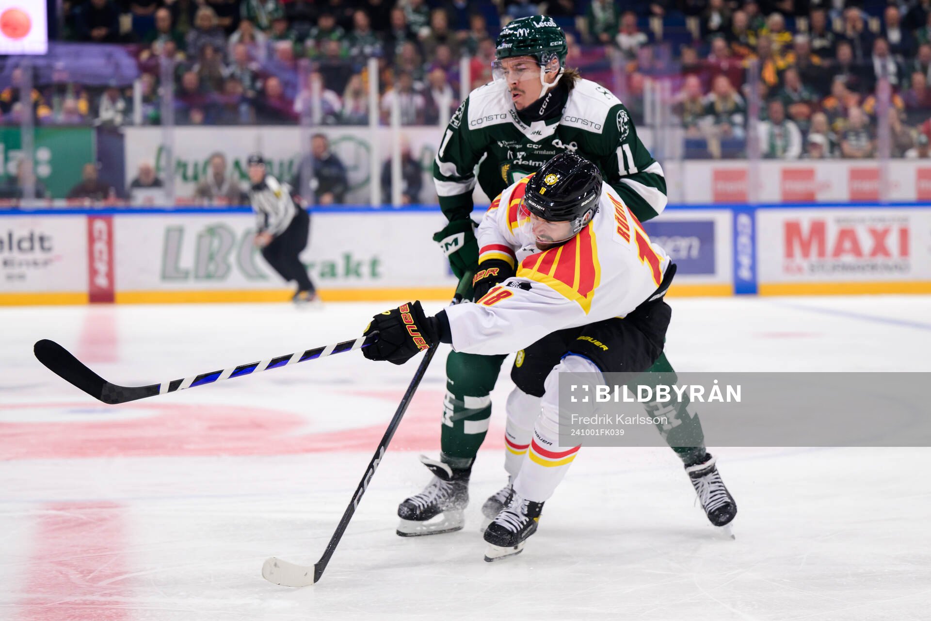 Färjestads Joakim Nygård och Brynäs Anton Rödin