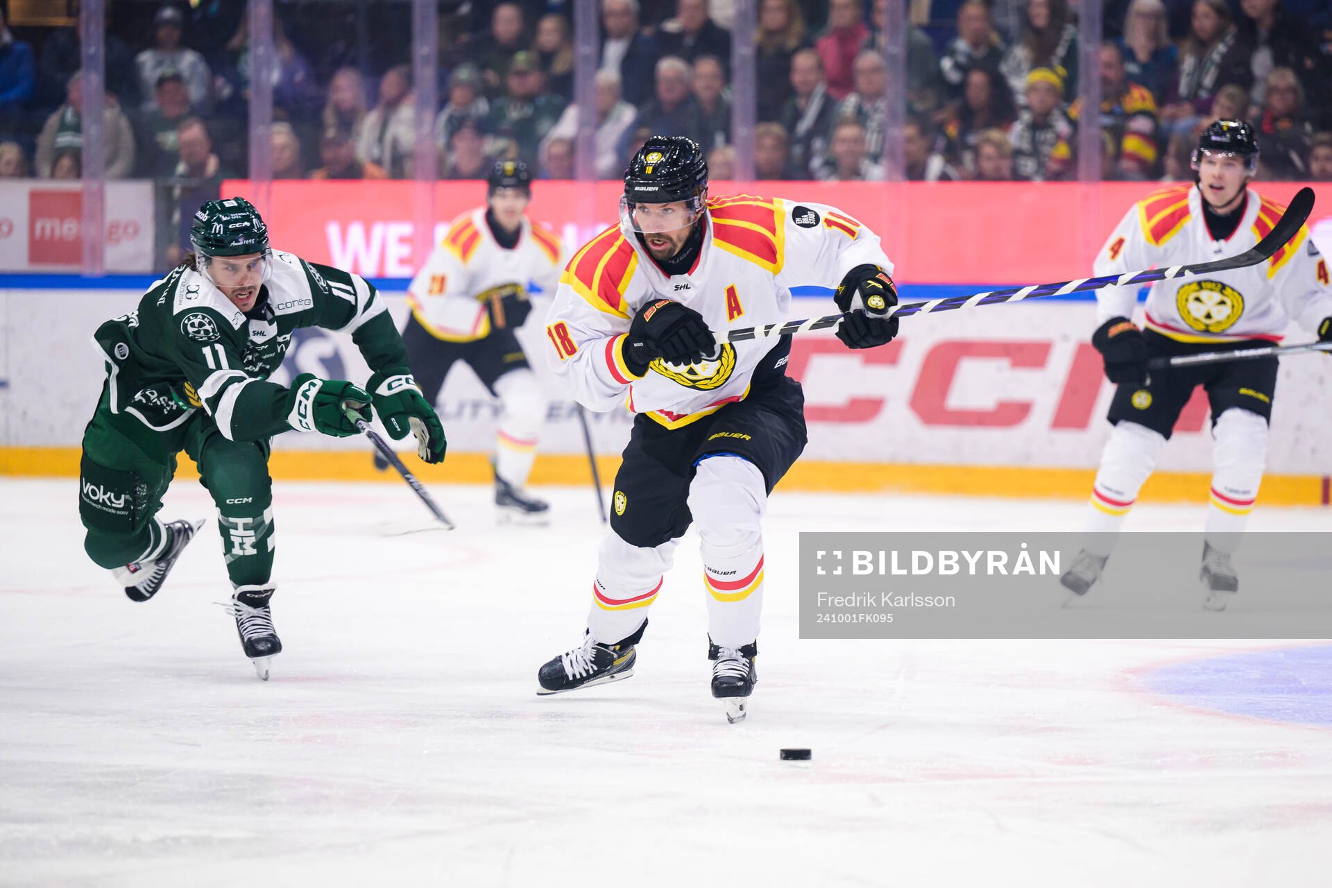 Färjestads Joakim Nygård och Brynäs Anton Rödin