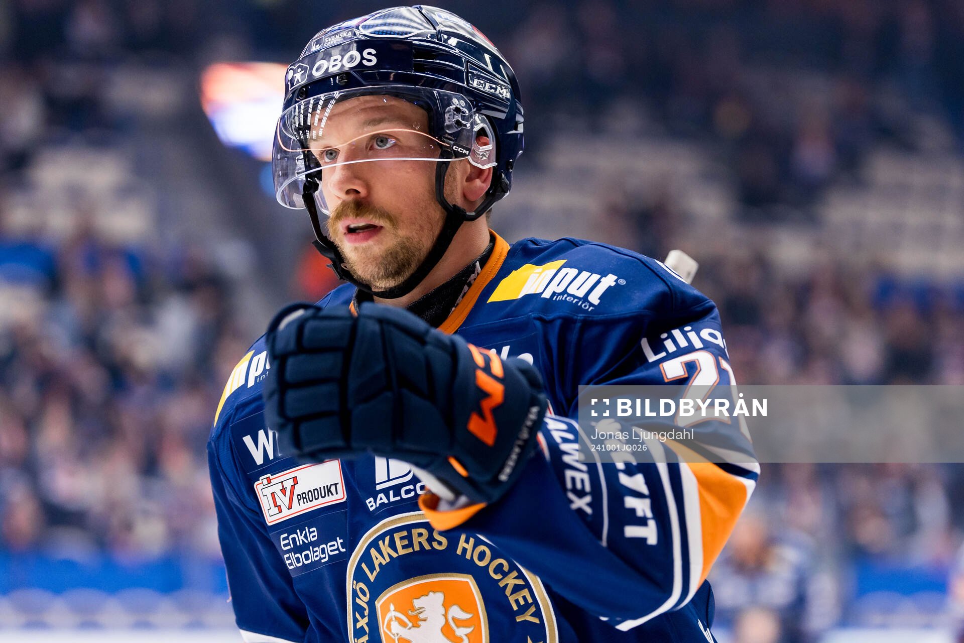 Växjös Brian Cooper jublar
