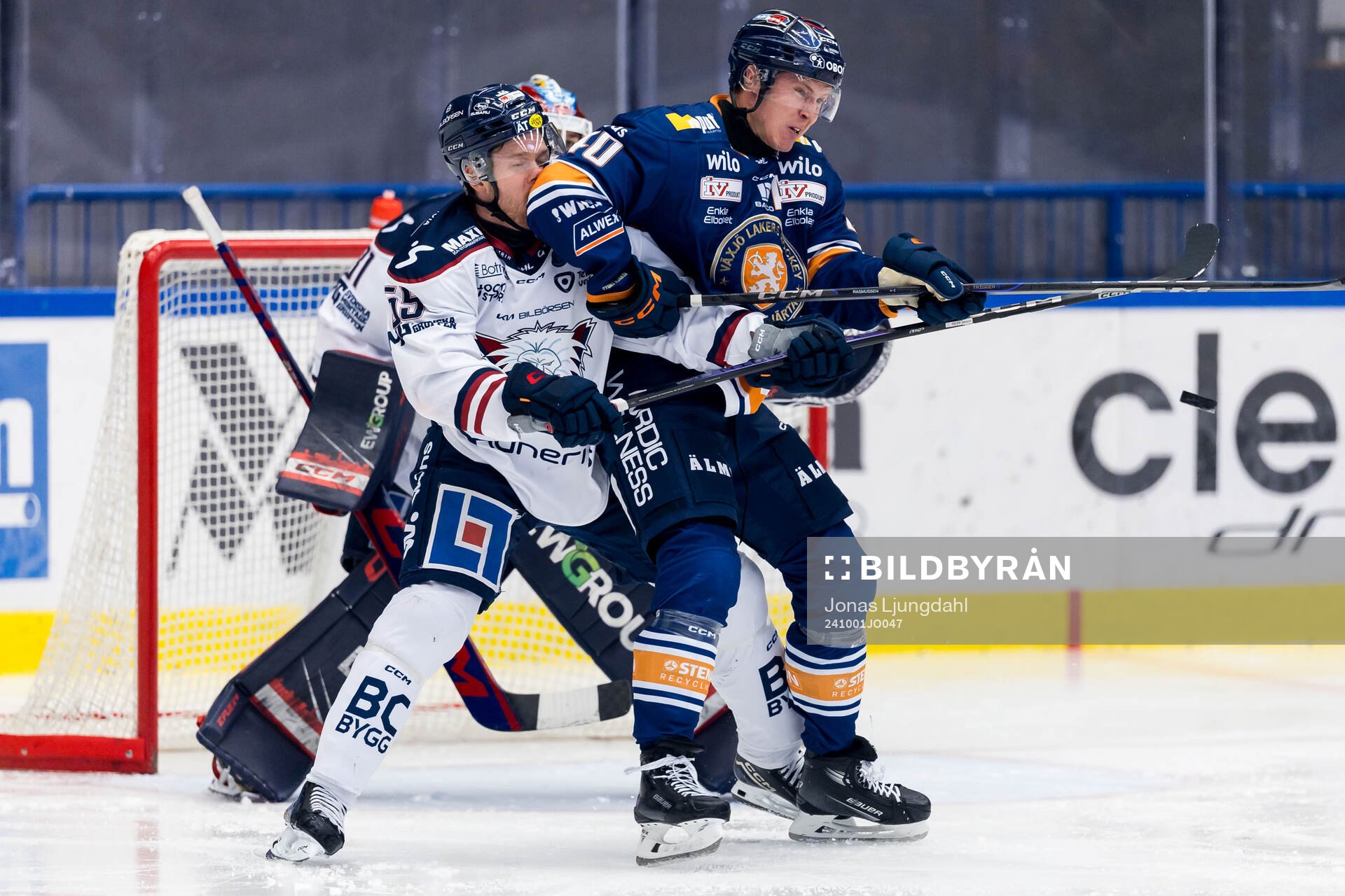 Linköpings Arvid Aronsson och Växjös Dennis Rasmussen