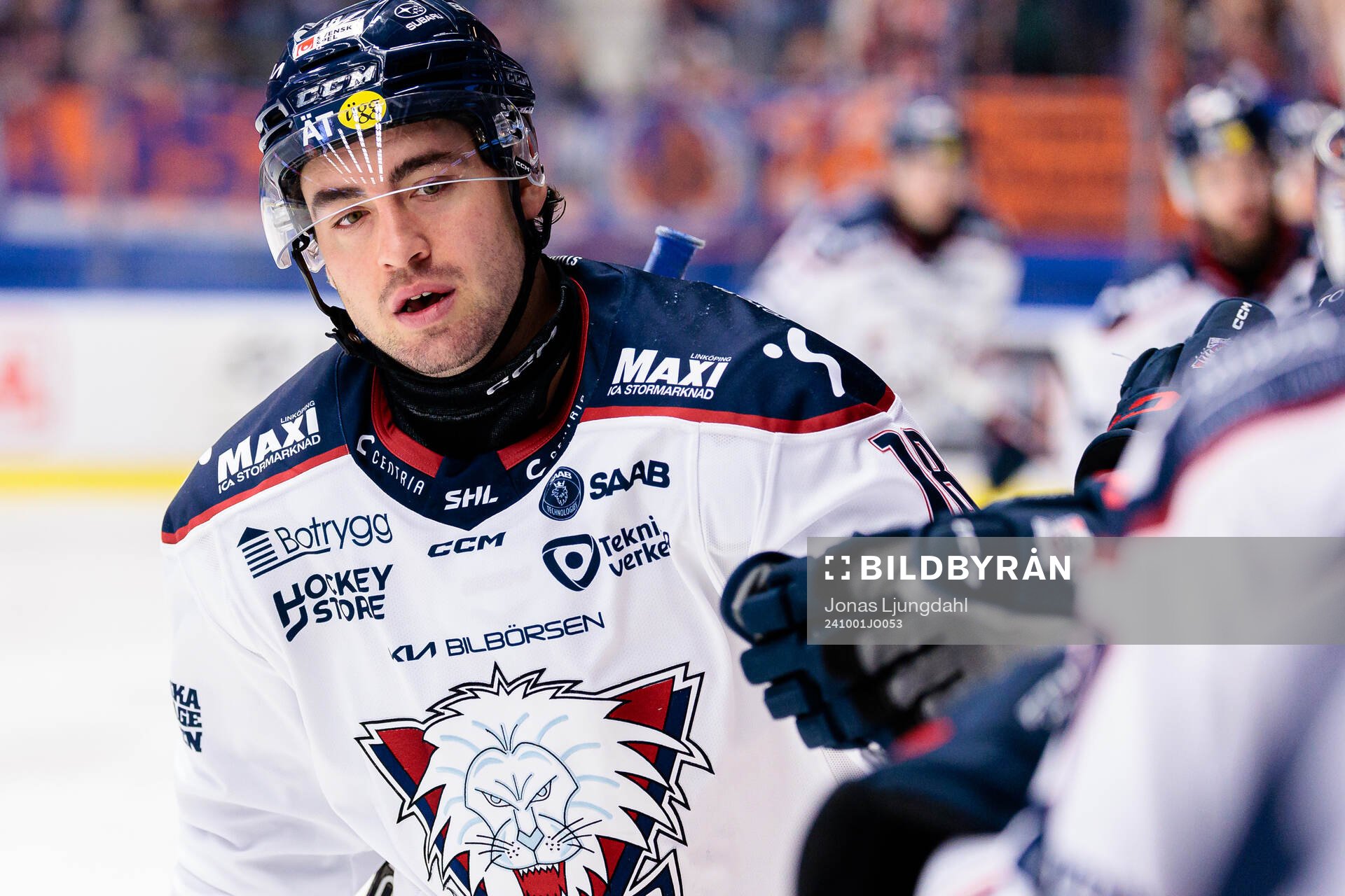 Linköpings Remi Elie jublar