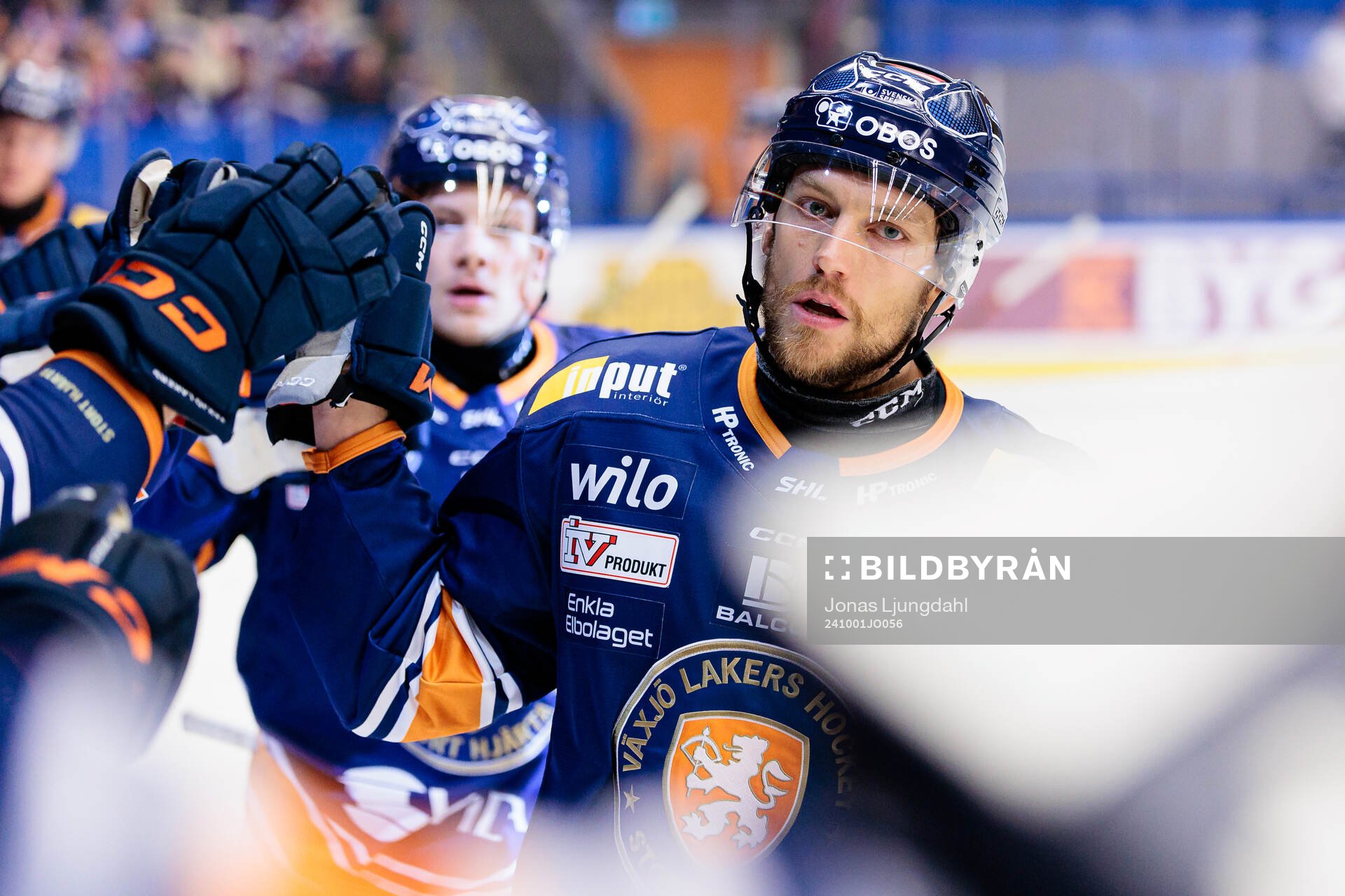 Växjös Eric Martinsson jublar