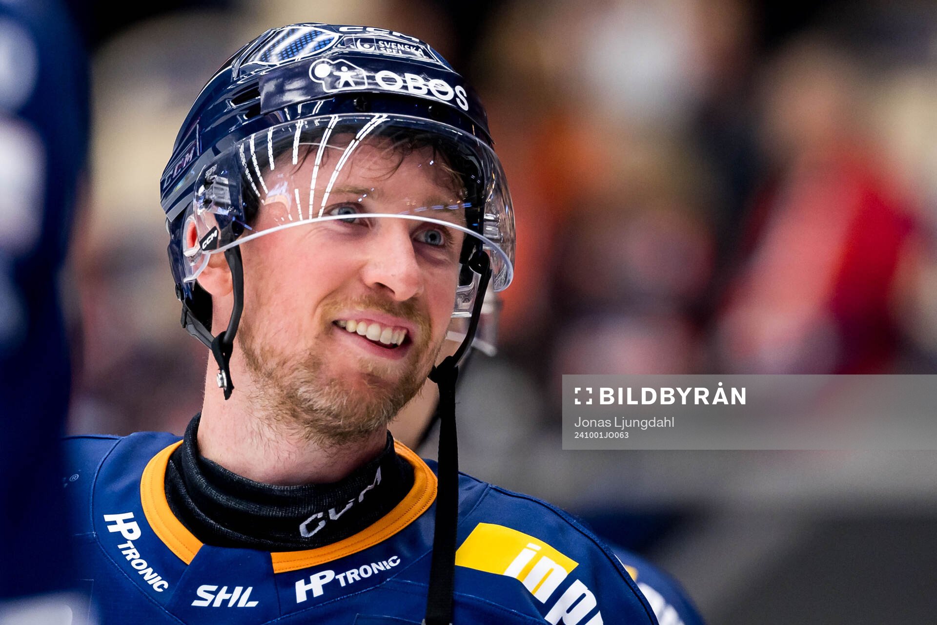 Växjös Dylan McLaughlin jublar