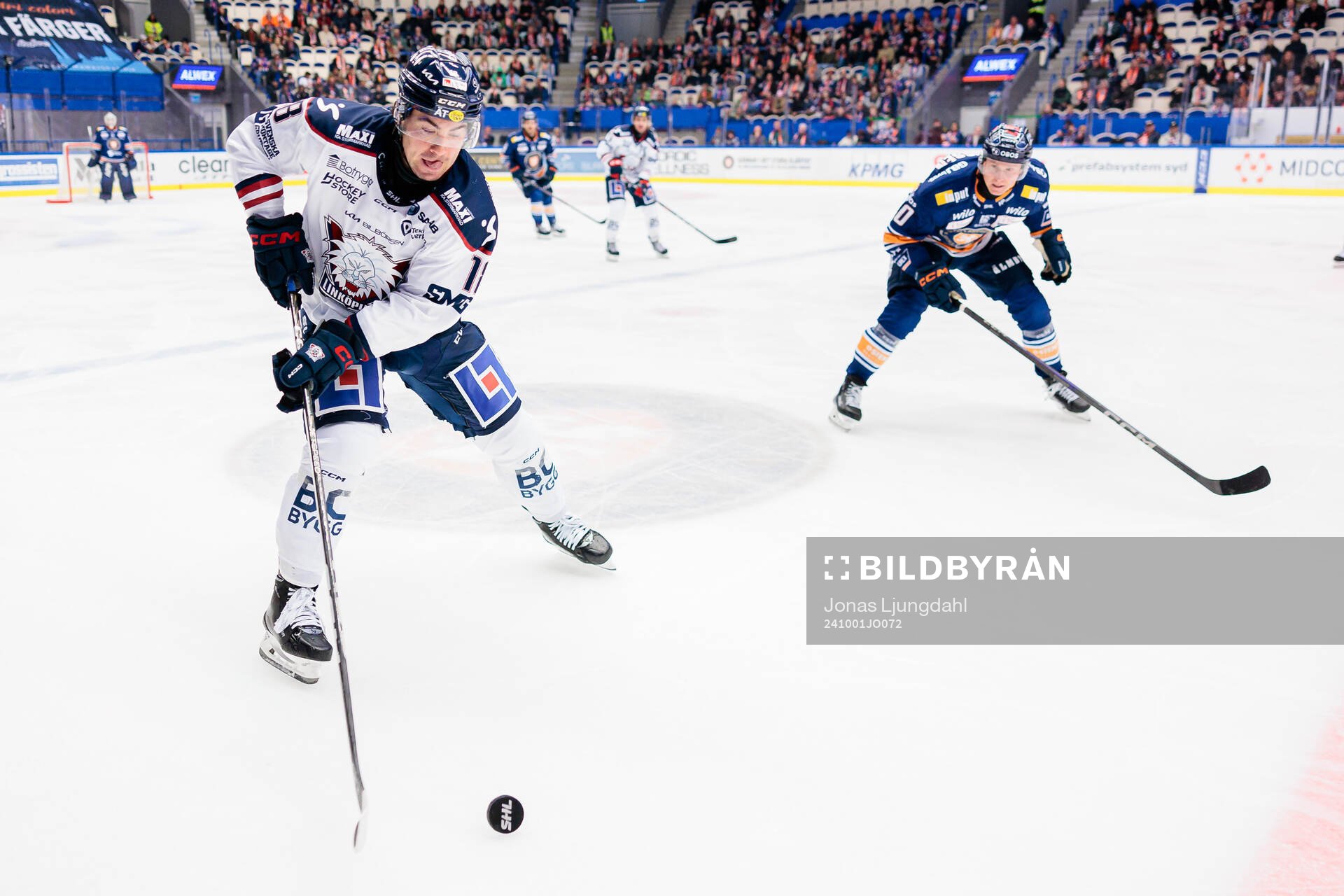 Linköpings Remi Elie och Växjös Dennis Rasmussen