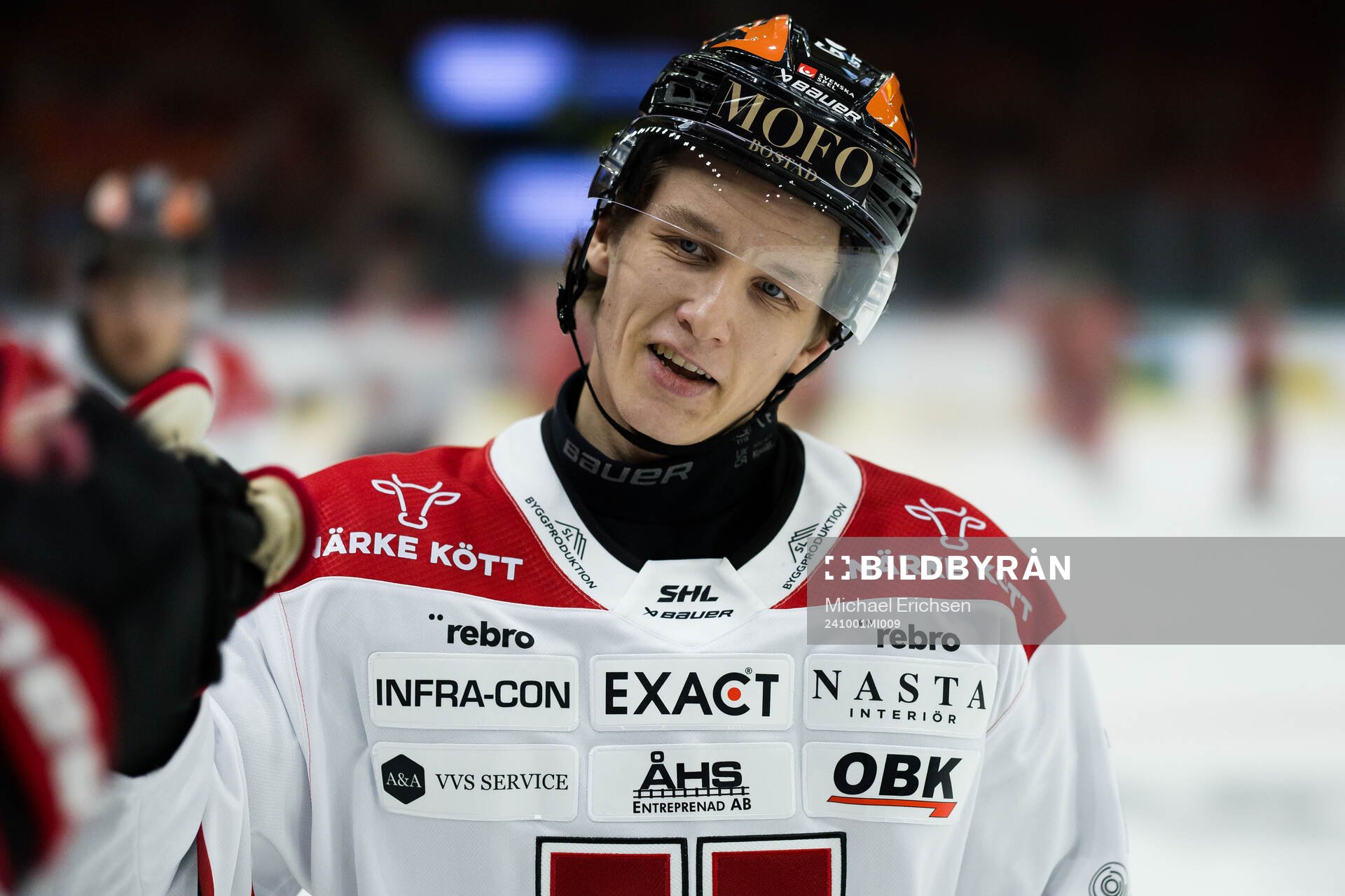 Örebros Patrik Puistola jublar