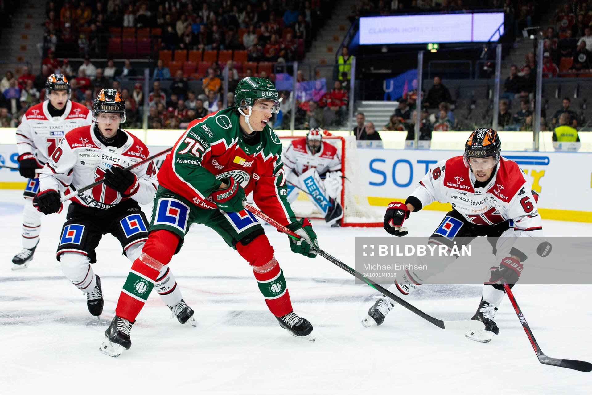 Frölundas David Edstrom och Örebros Filip Berglund