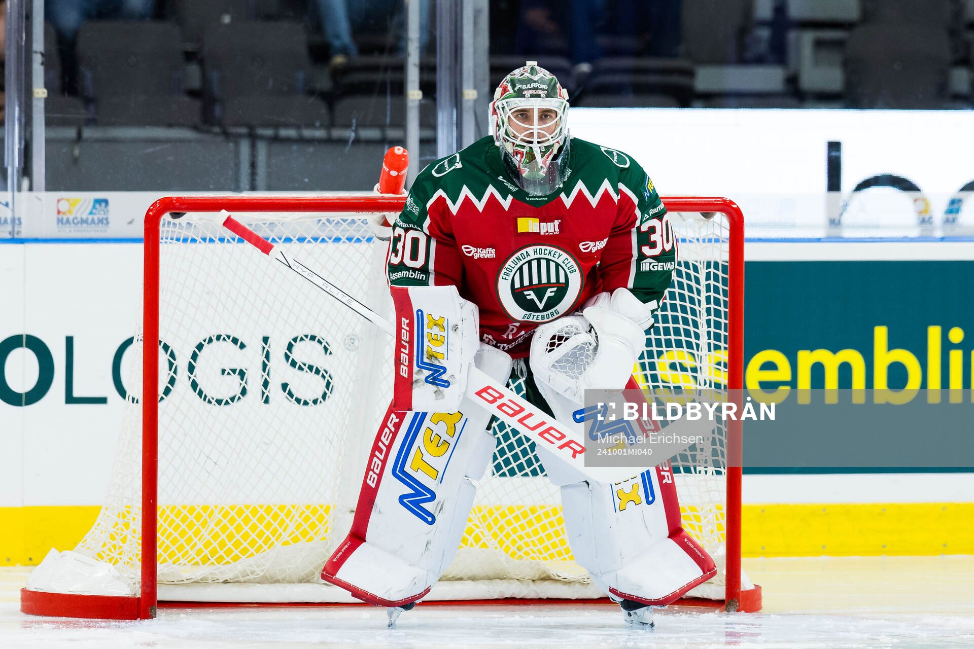 Frölundas målvakt Tobias Normann