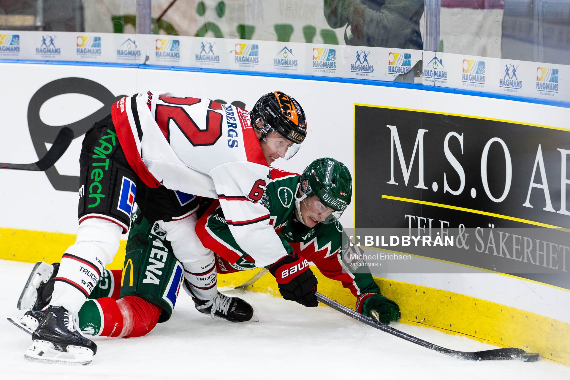 Örebros Robert Leino och Frölundas Filip Cederqvist