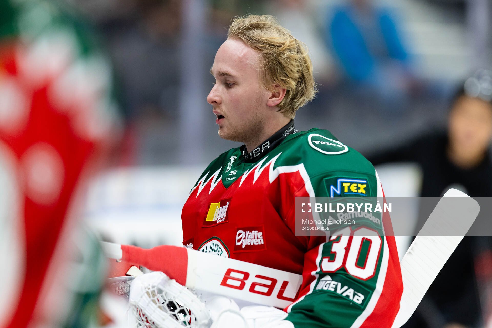 Frölundas målvakt Tobias Normann