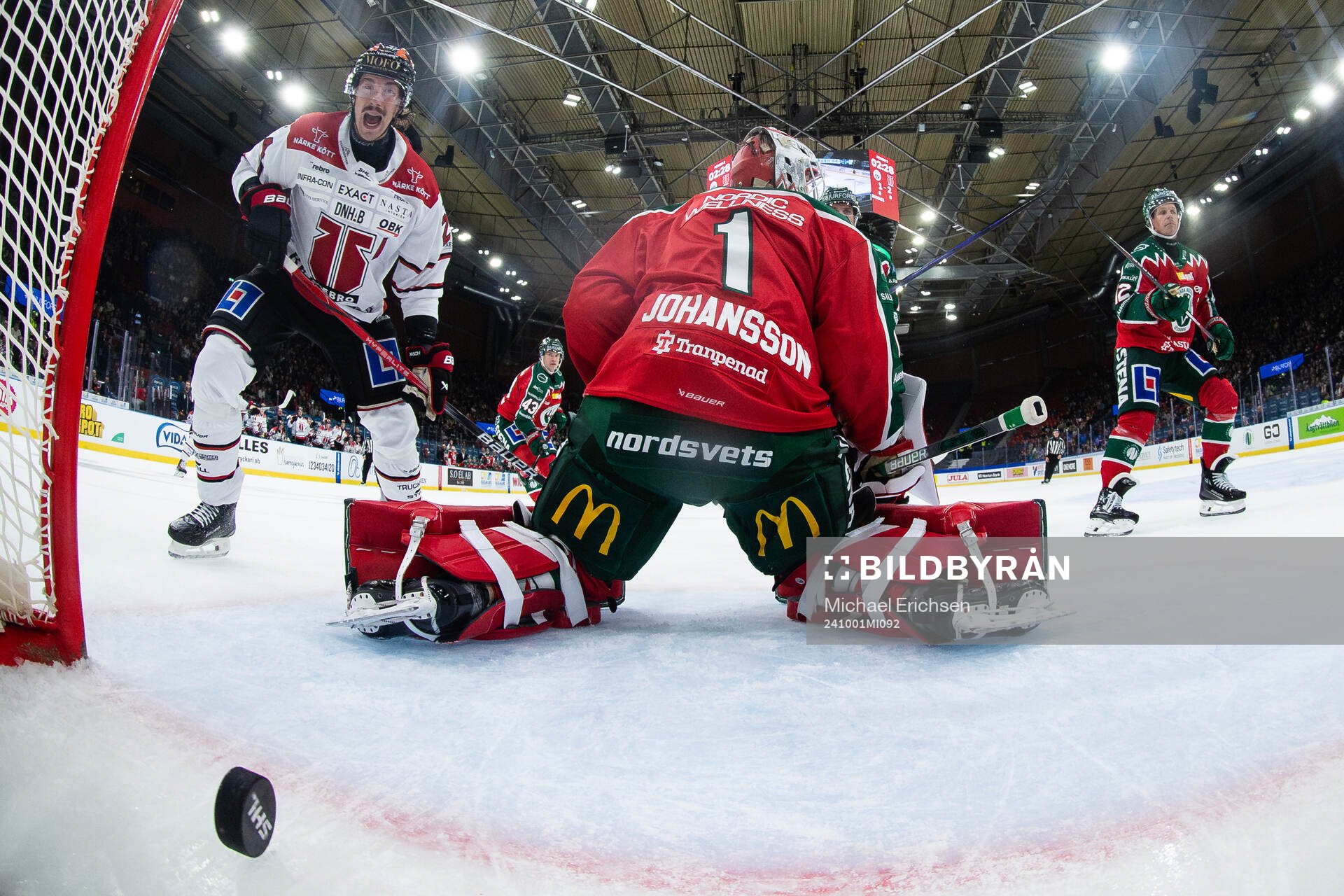 Örebros Hannes Björninen jublar