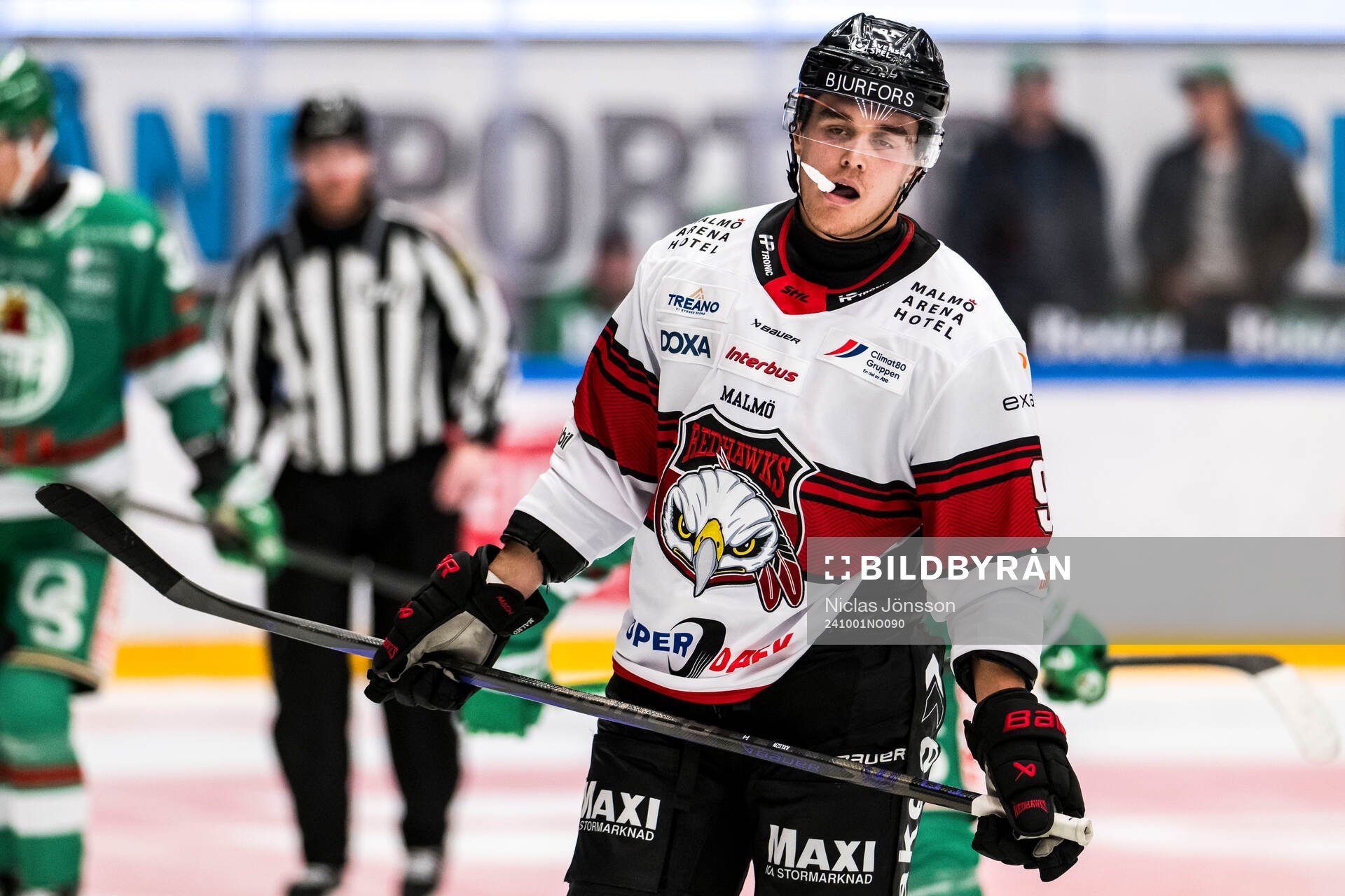 Malmö Redhawks Axel Sundberg deppar